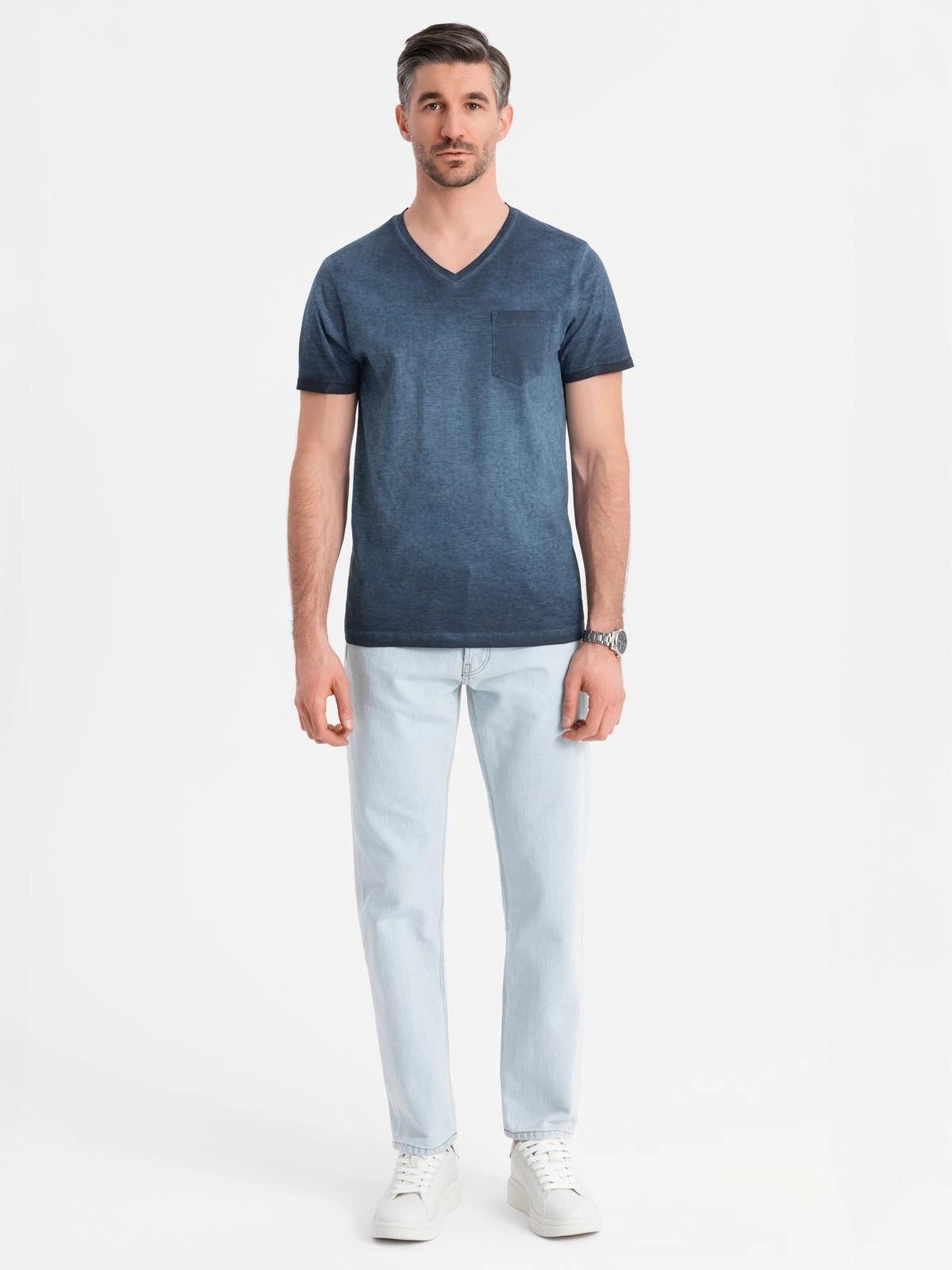 OMBRE Print-Shirt Herren-T-Shirt aus Baumwolle mit günstig online kaufen