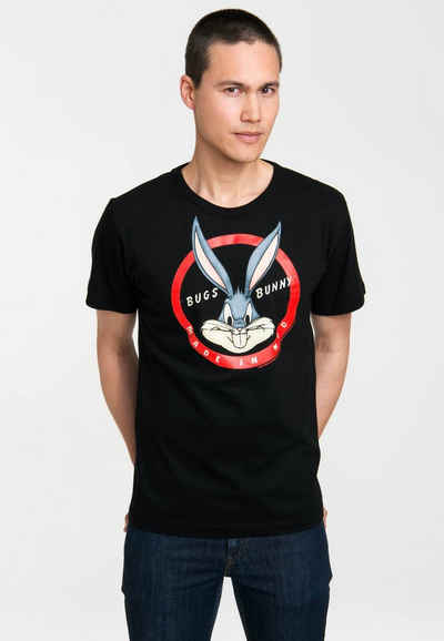 LOGOSHIRT T-Shirt Bugs Bunny Made In NYC mit tollem Bugs Bunny-Print
