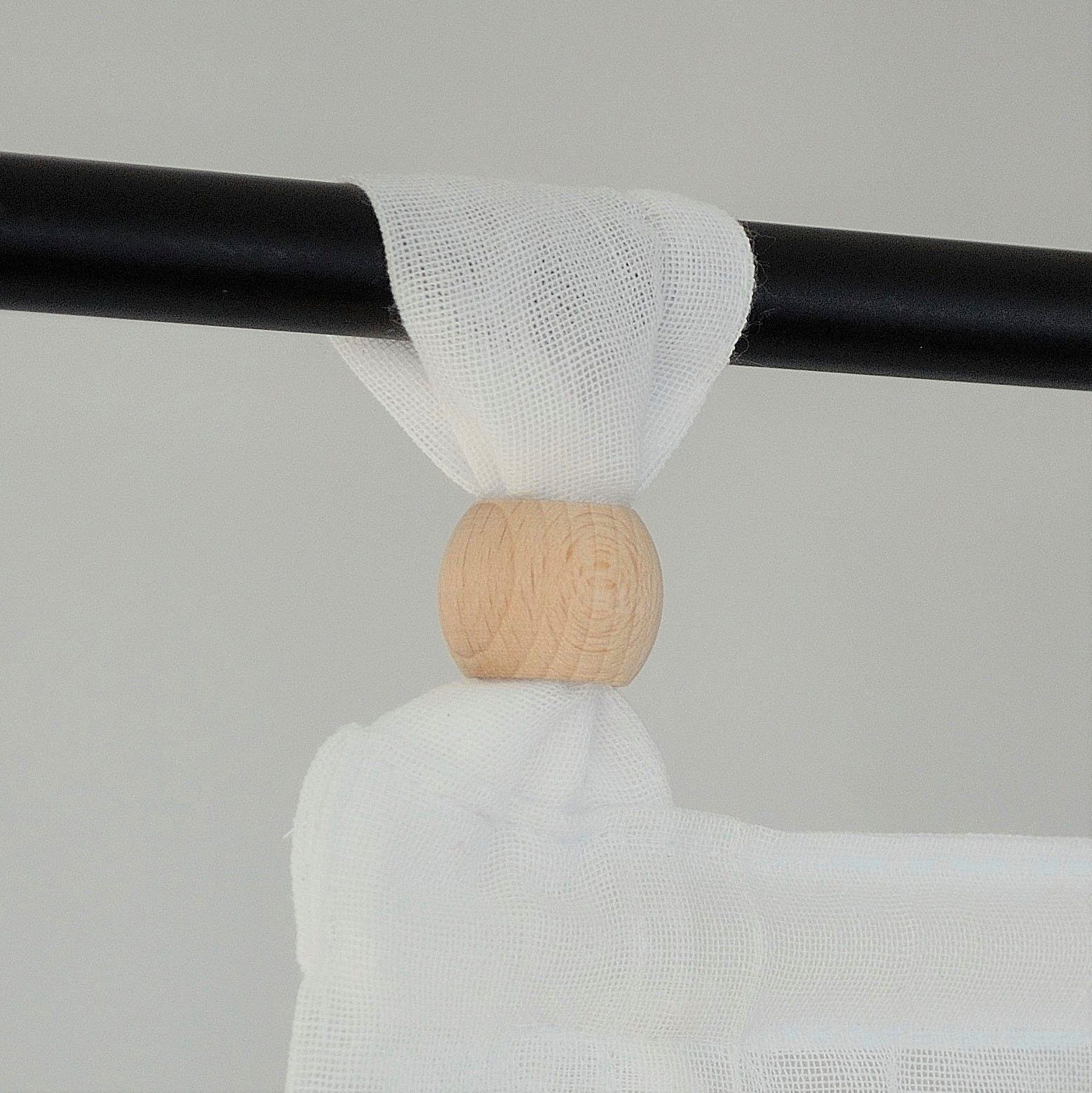 Kutti Raffrollo Brondby Boule, mit Schlaufen, freihängend, halbtransparent, günstig online kaufen