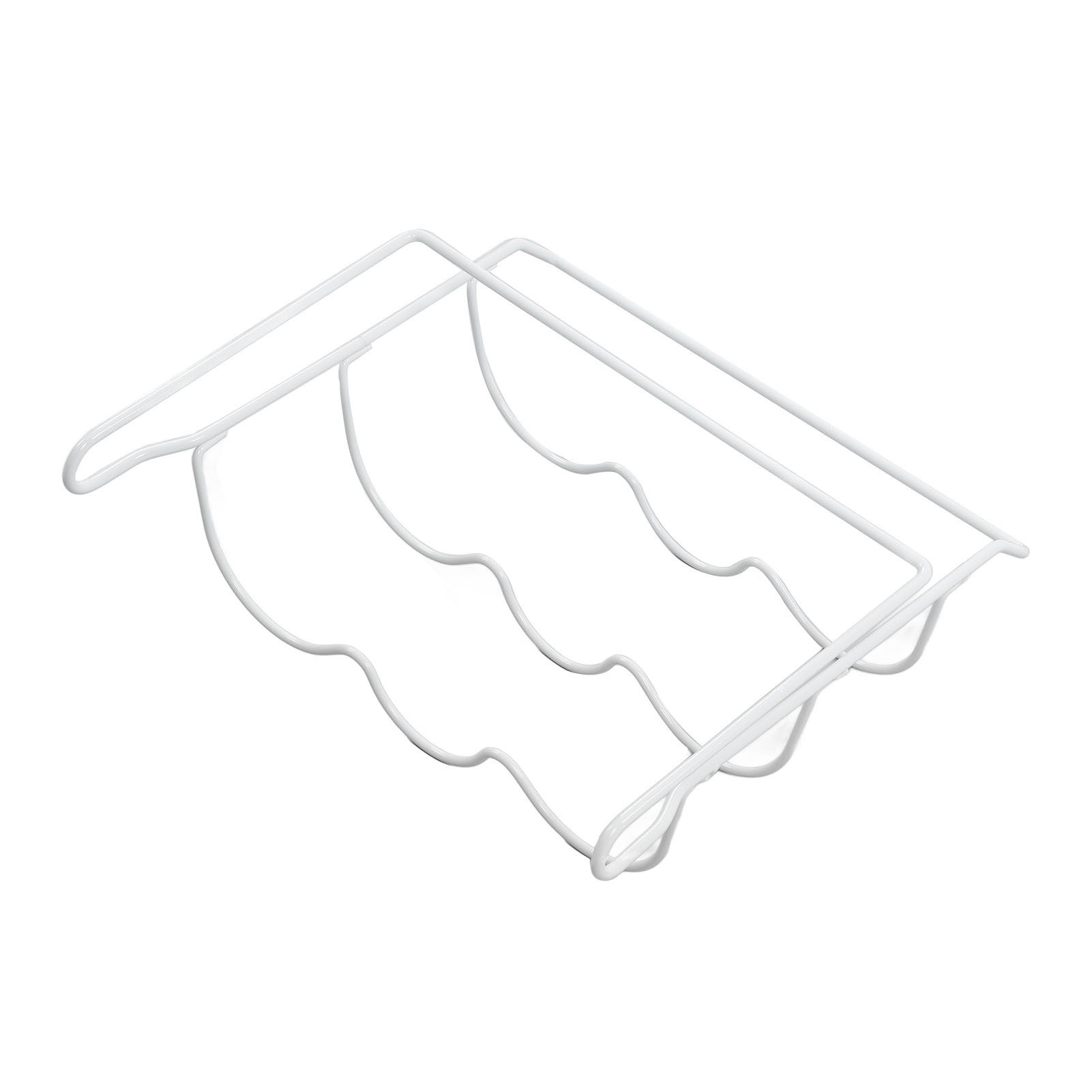 GARRYFIZH Flaschenablage Flaschenregal für Kühlschrank, Metall, 33x31cm, Wein- & Bierhalter, Hochglanzpoliert