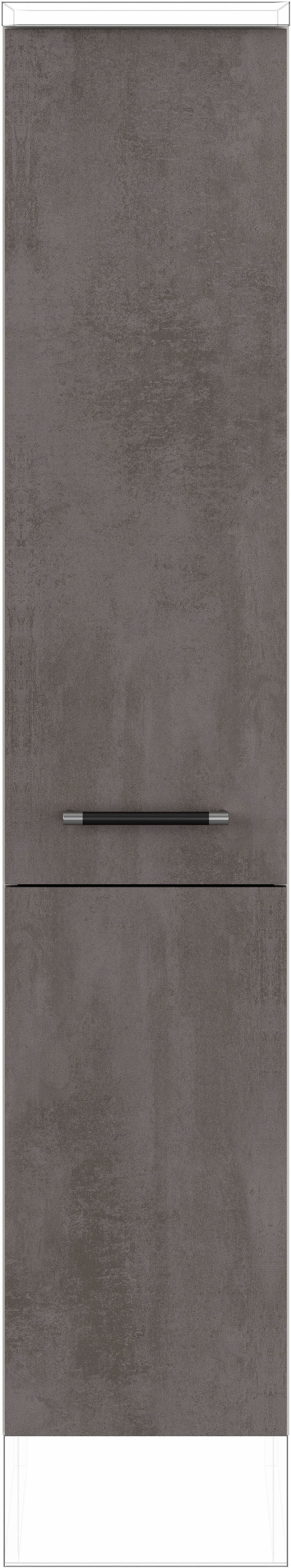 IMPULS KÜCHEN Apothekerschrank "Prag", Breite/Höhe: 30/147,5 cm, mit Soft-Close vormontiert, mit Auszug, mit Körben
