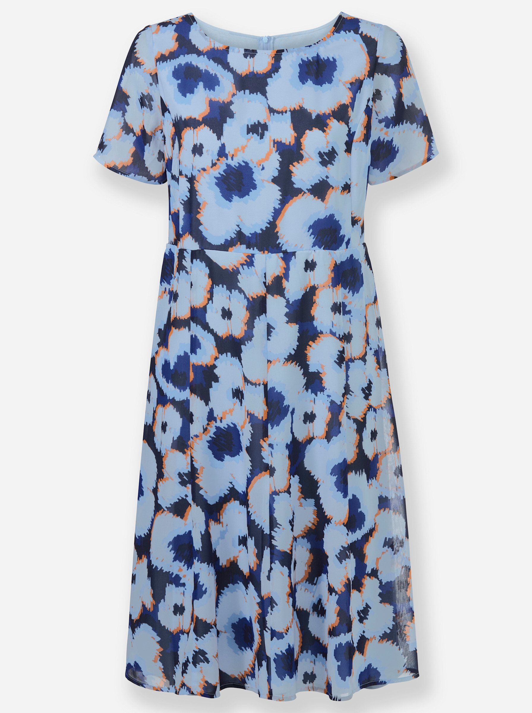 Witt Etuikleid Druck-Kleid Kurzarm