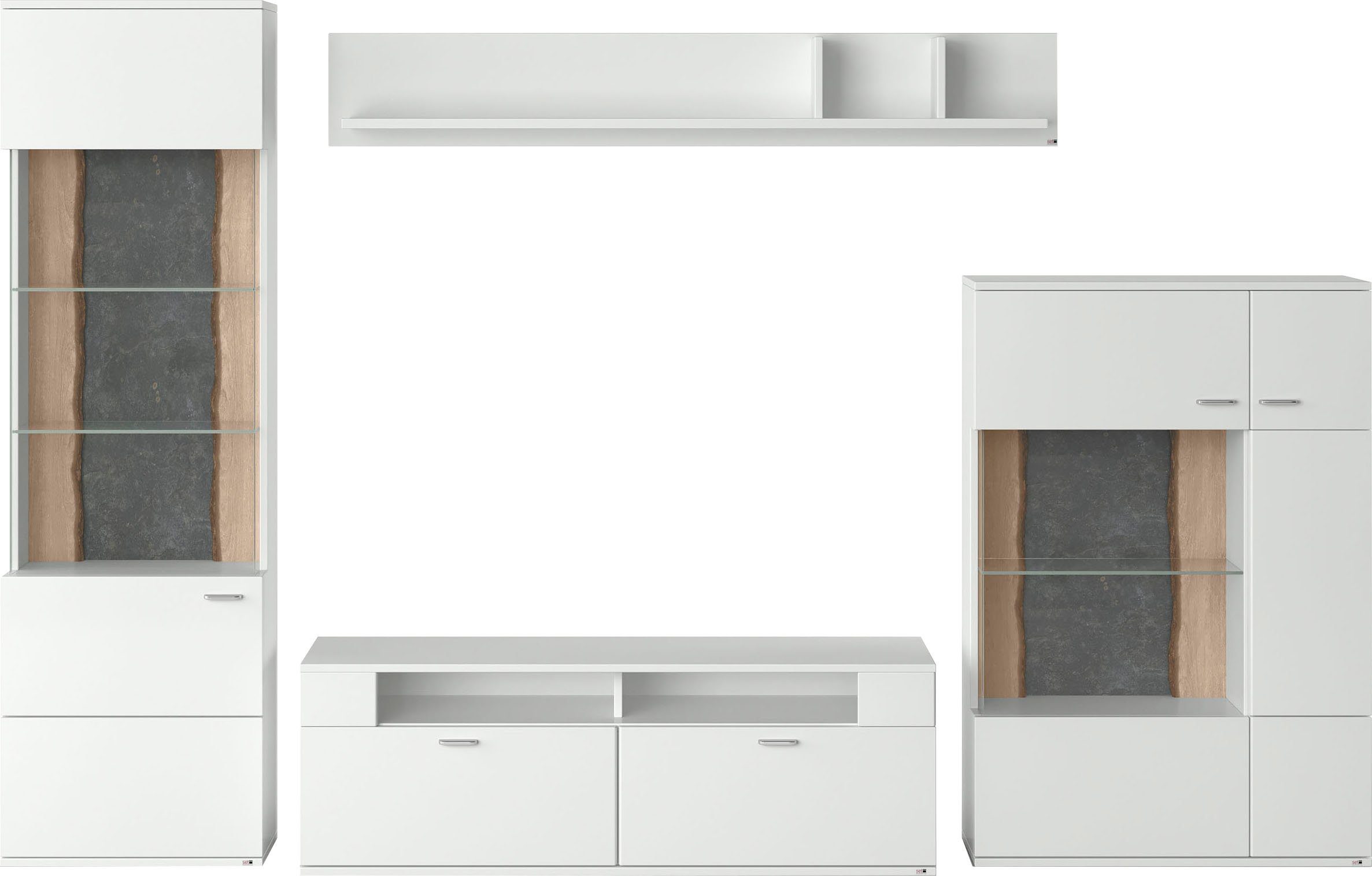 set one by Musterring Wohnwand TACOMA, (Set, 4-St), Typ 02, mit Wandboard. € 1.610,00