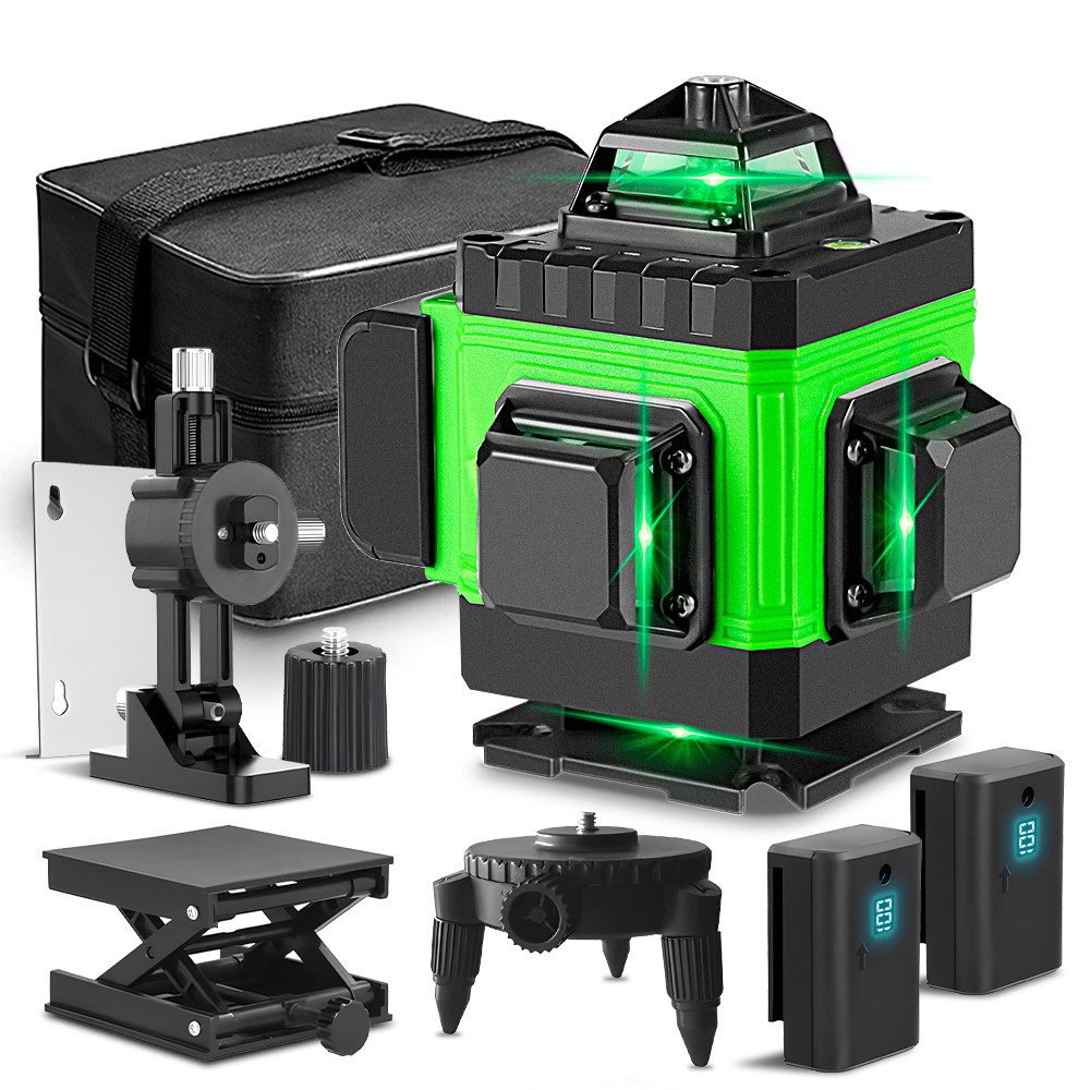 ONEVAN Laserwasserwaage 4D 16 Linien 360° günstig online kaufen