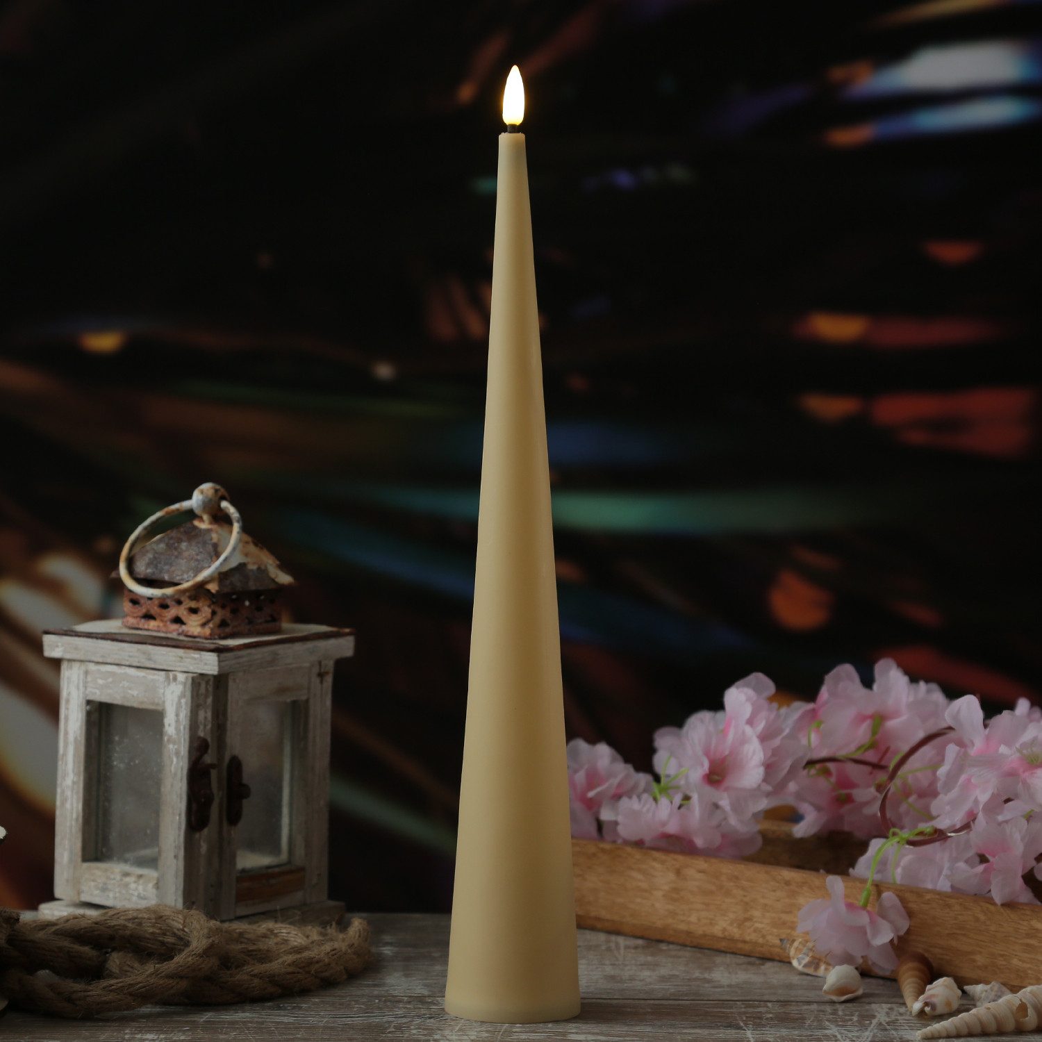 MARELIDA LED-Kerze LED Kegelkerze Outdoorkerze in günstig online kaufen