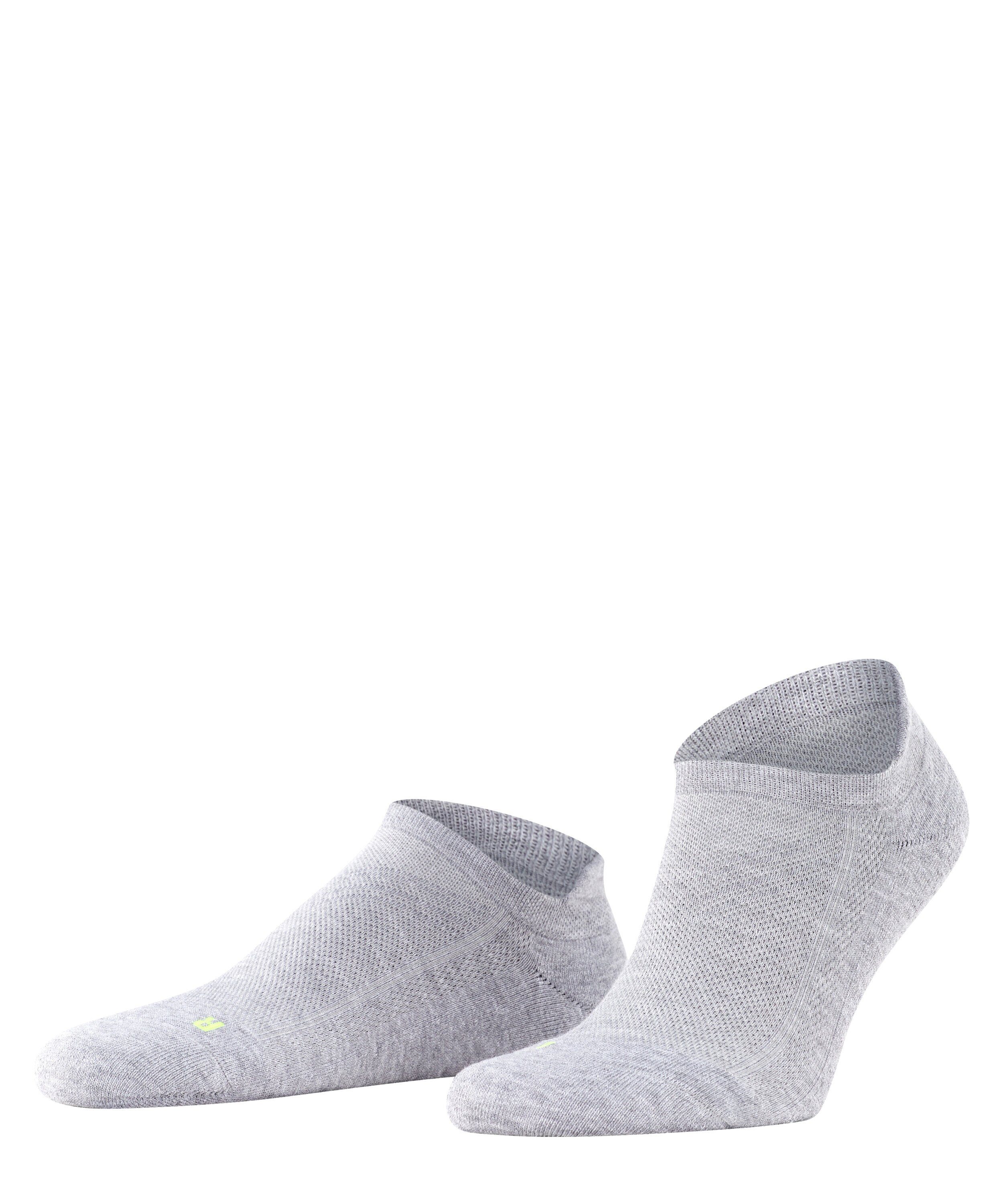 Cool (1-Paar) (3400) light FALKE Plüschsohle ultraleichter grey Kick mit Sneakersocken