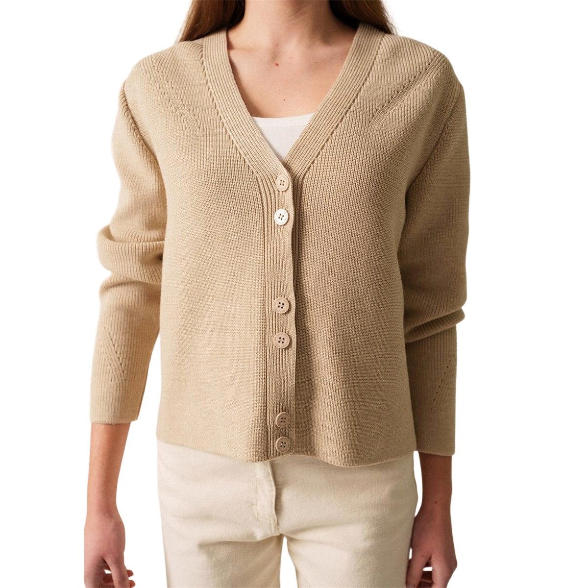 Saint James Strickjacke 3365 Damen Strickjacke Aoste