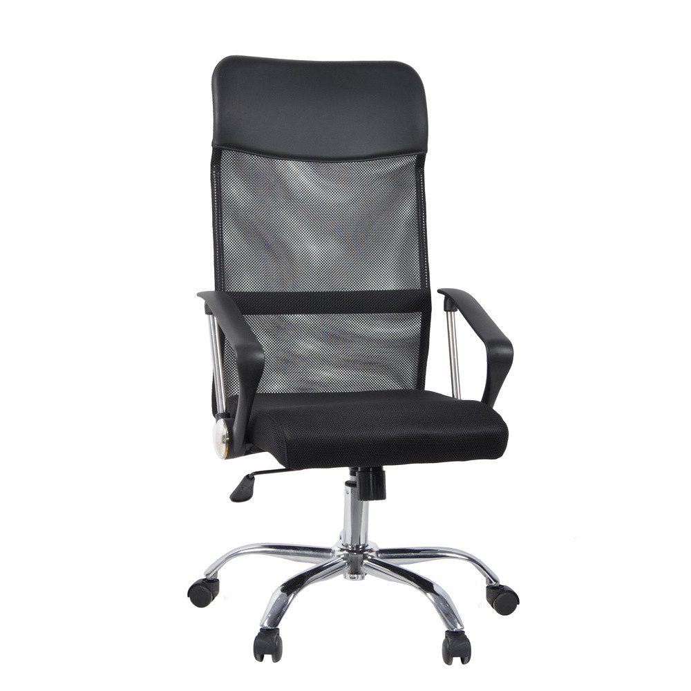 hjh OFFICE Chefsessel Home Office Chefsessel Stryka Net Netzstoff, Drehstuhl Bürostuhl ergonomisch