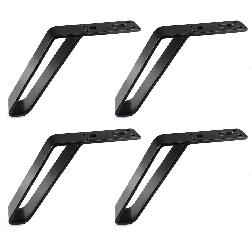 Prima-Online Möbelfuß Möbelfuß 122 mm Metall schwarz matt – Sofafuß, Tischb günstig online kaufen
