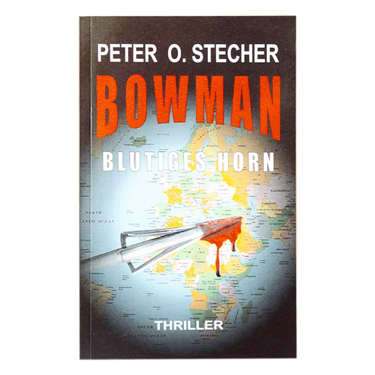 by Beier Germany Recurvebogen Buch Bowman - Blutiges Horn - Thriller Peter O. Stecher