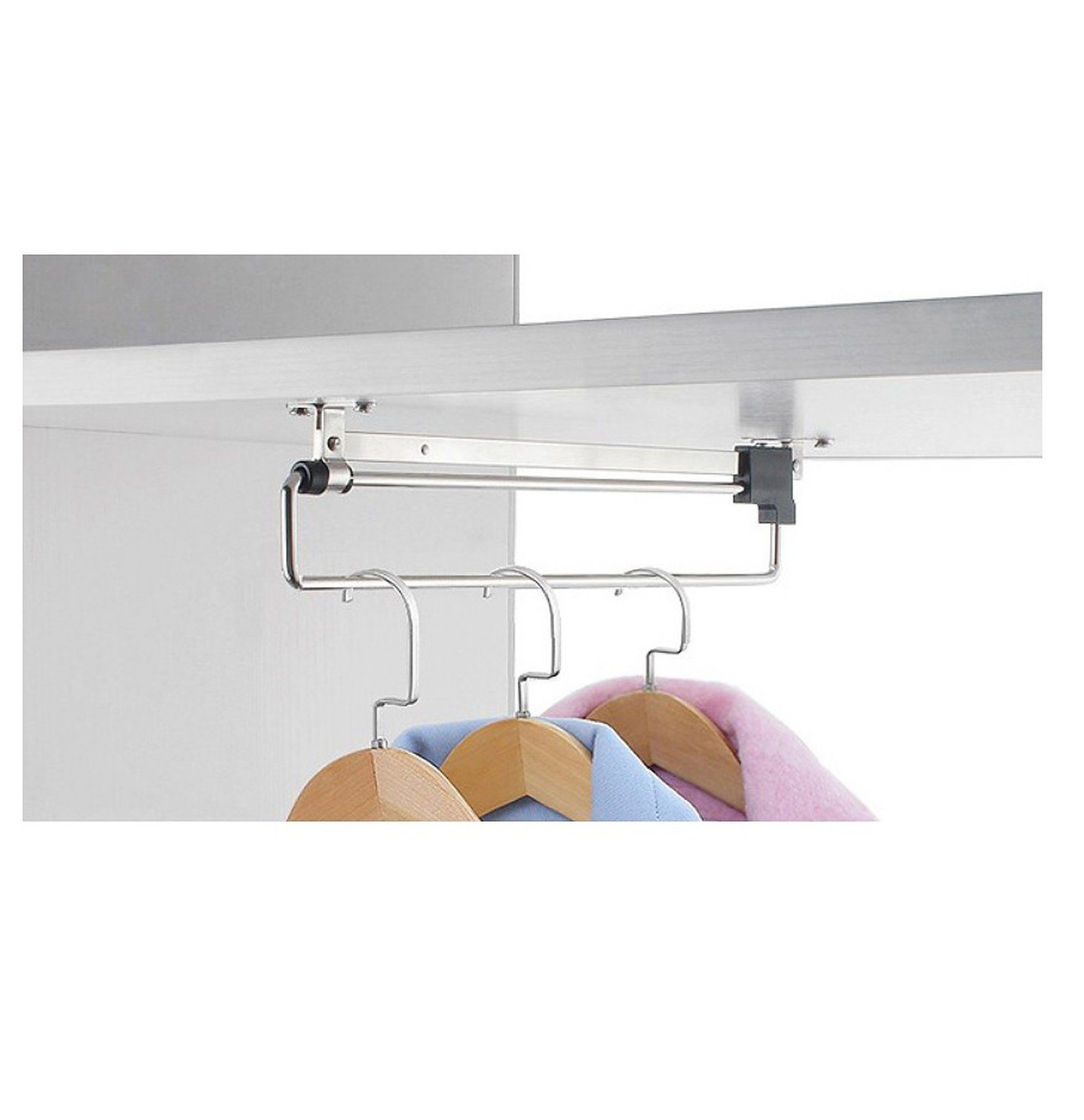 BAYLI Türgarderobe 30cm Kleiderbügelhalter ausziehbar bis günstig online kaufen