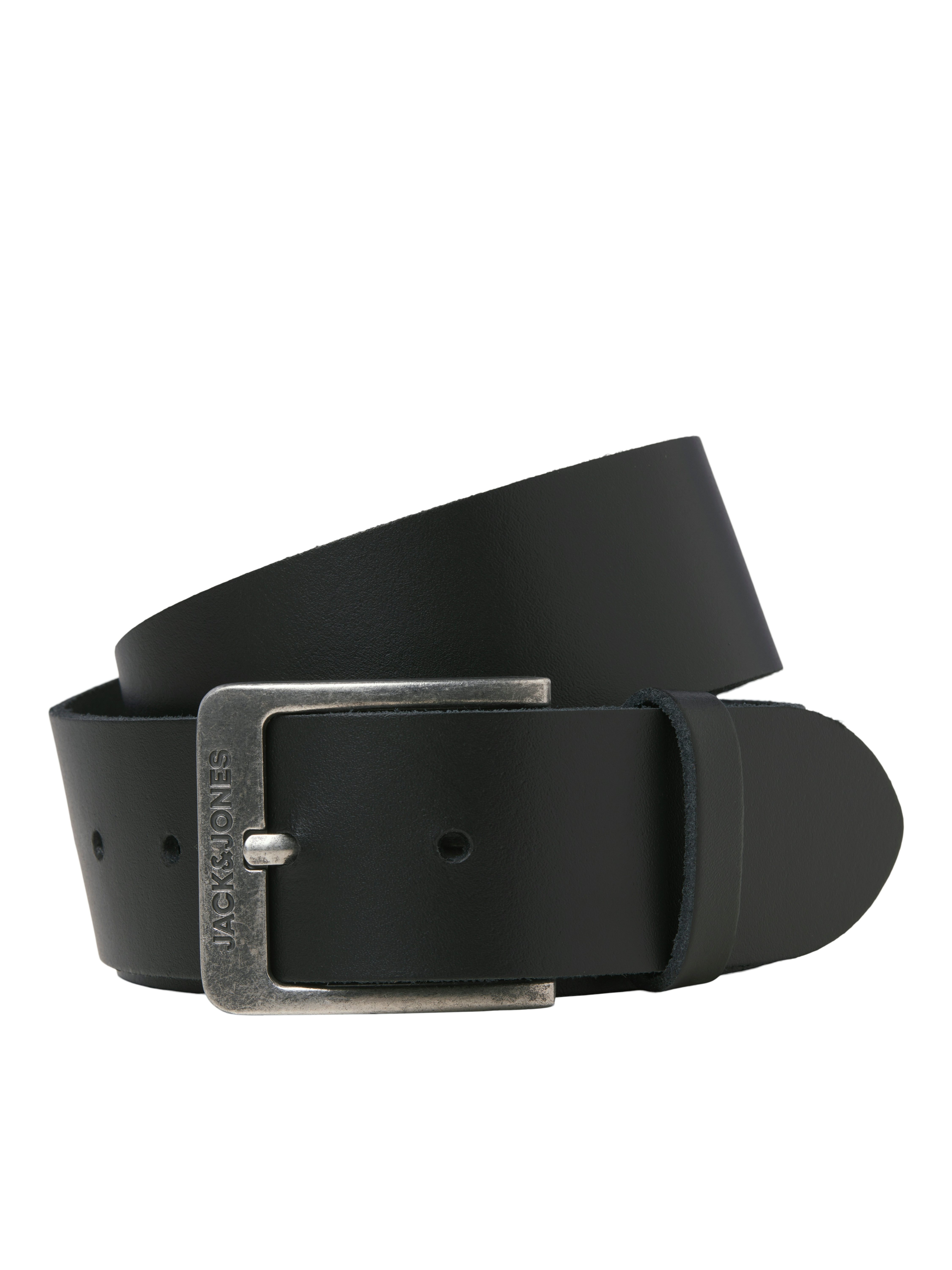 Jack & Jones Ledergürtel JACBRAGA LEATHER BELT SN mit silberner Schließe günstig online kaufen