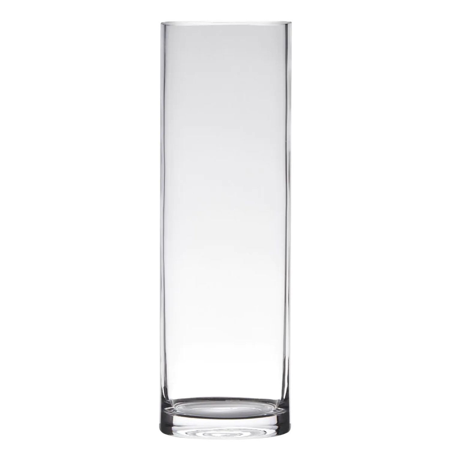 Hakbijl Glass Dekovase ZYLINDER, geschliffener Rand