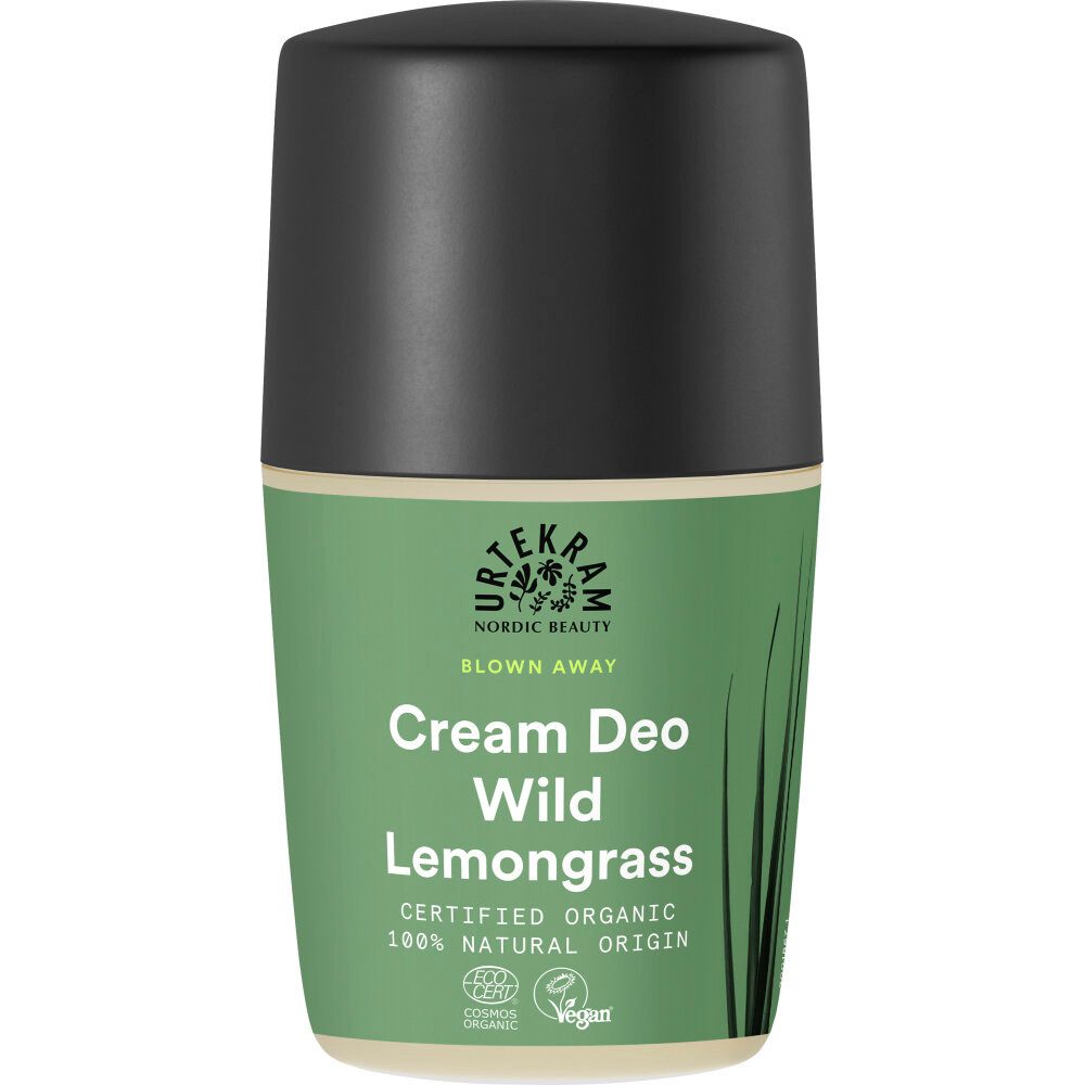 Urtekram Deo-Roller Wild Lemongrass Deo Roll On, 50 ml