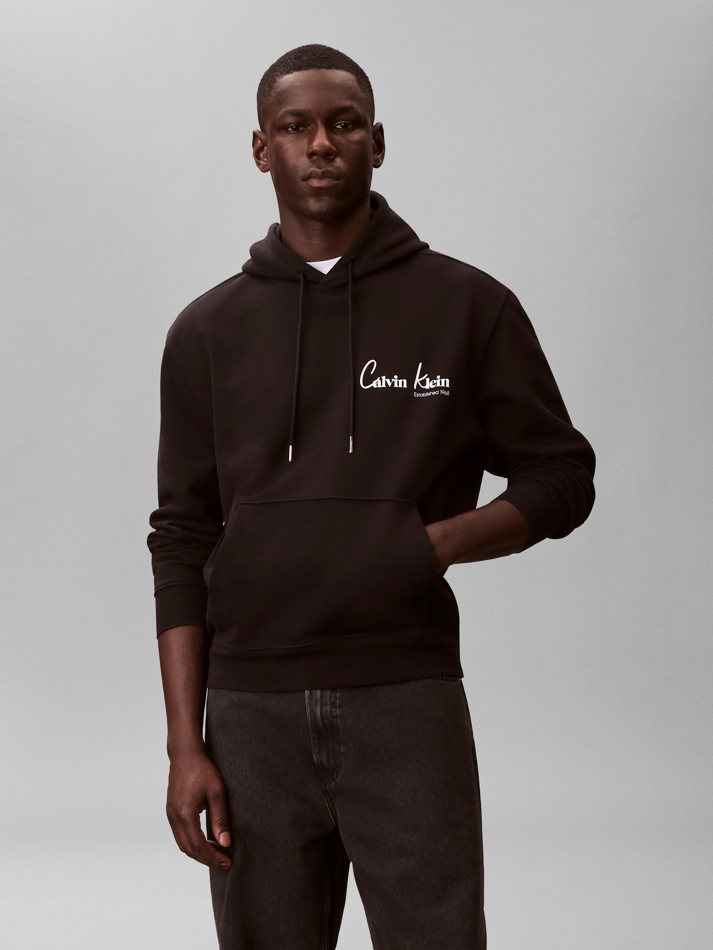 Calvin Klein Jeans Kapuzensweatshirt GRAPHIC HOODIE Regular fit mit Markenprint
