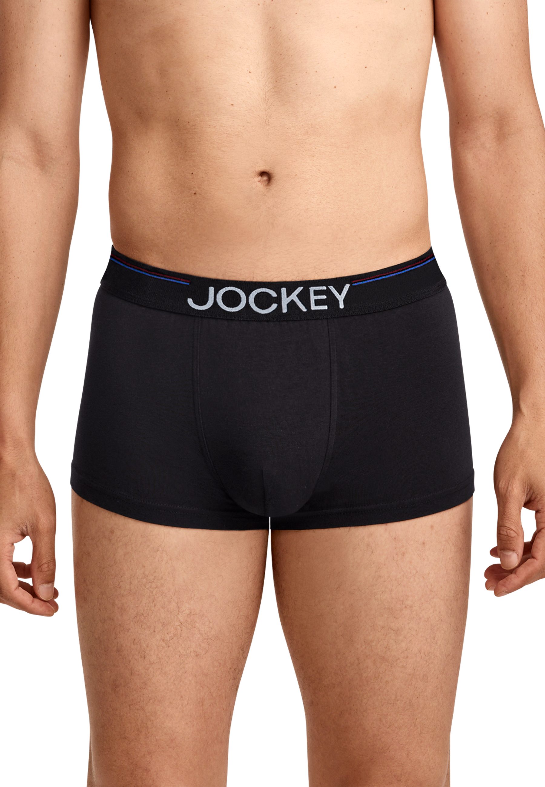 Jockey Trunk Cotton Stretch (3er Pack) atmungsaktiv, passgenau mit Stretchanteil