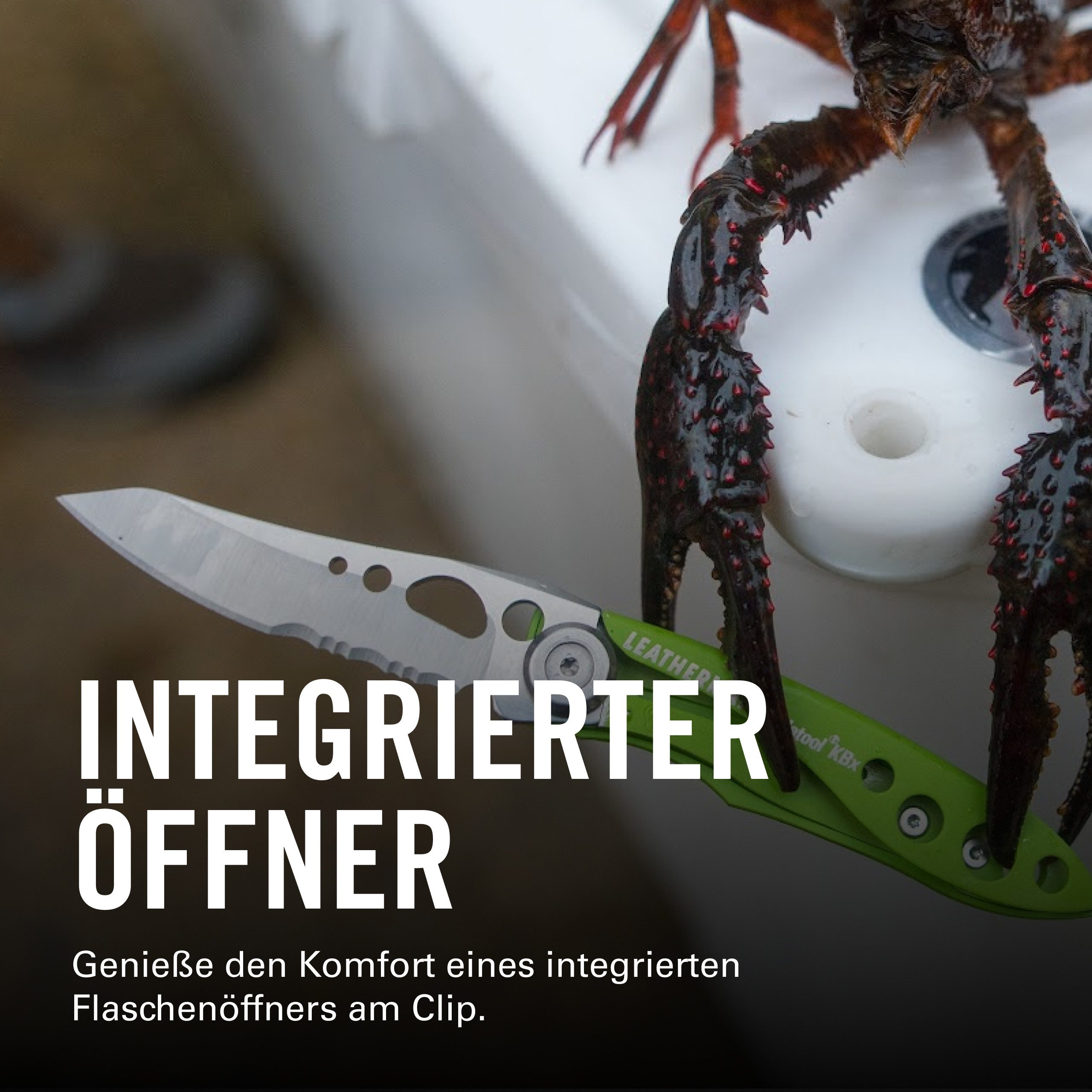 Leatherman Taschenmesser Leatherman Skeletool KBx - Kombi-Messer mit Flaschenöffner