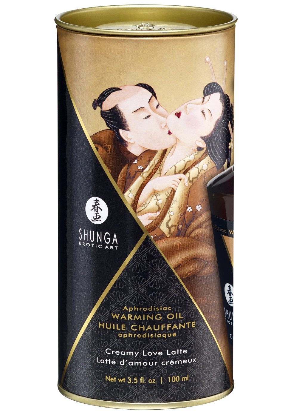 SHUNGA Massageöl Aphrodisiakum wärmendes Massage Öl – Creamy Love Latte, Atemaktivierte Erwärmung