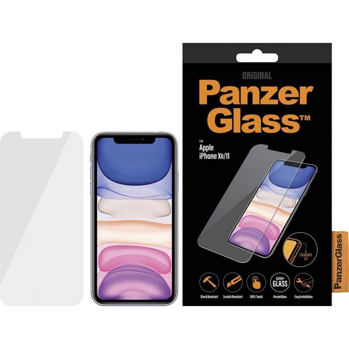 PanzerGlass Schutzglas für Apple iPhone 11 XR für Apple iPhone 11 XR Displayschutzglas 1 Stück