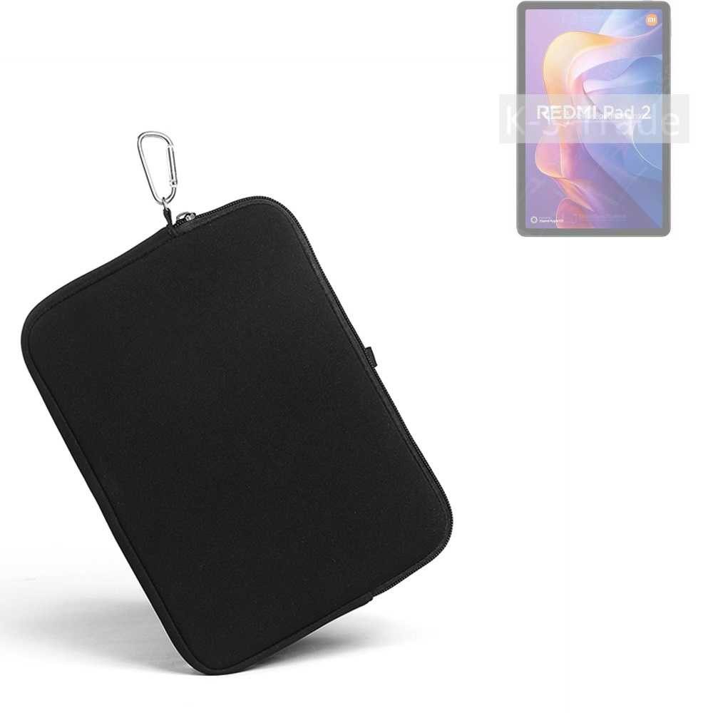 K-S-Trade Tablet-Hülle für Xiaomi Redmi Pad 2, Neopren Hülle Schutz Hülle Neoprenhülle Tablet-Hülle