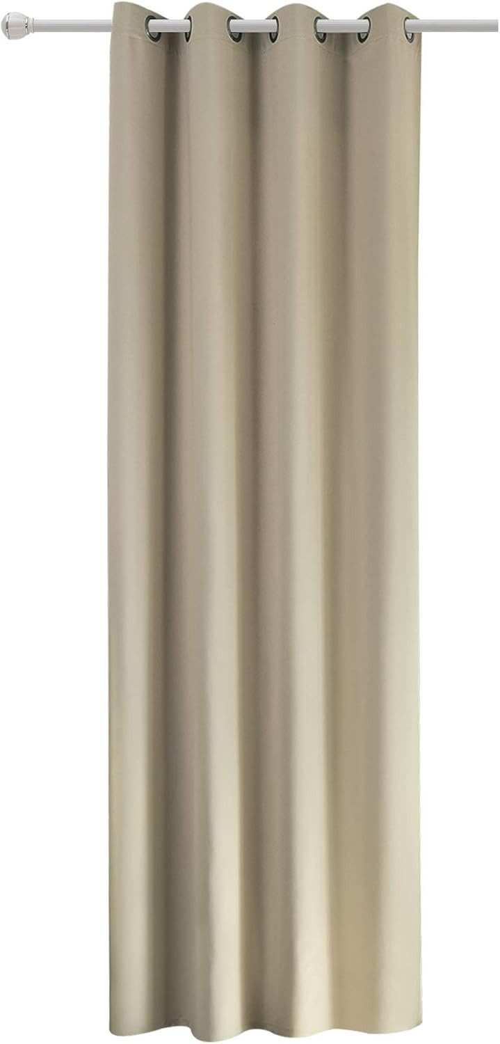 Woltu Gardine (1 St), blickdicht, mit Ösen, 130 g/m², Leichter & weicher günstig online kaufen