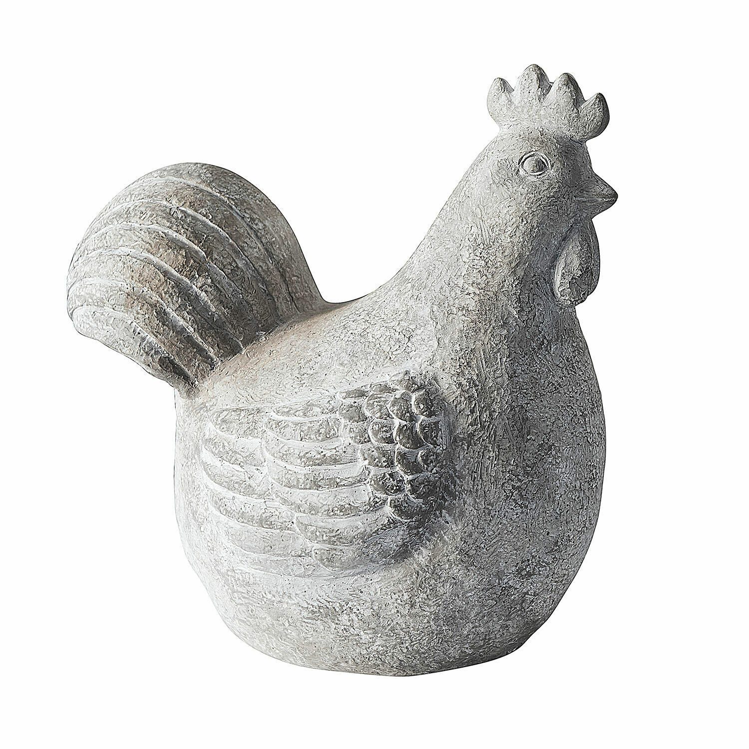Mirabeau Osterfigur Deko-Henne Roselique grau/beige