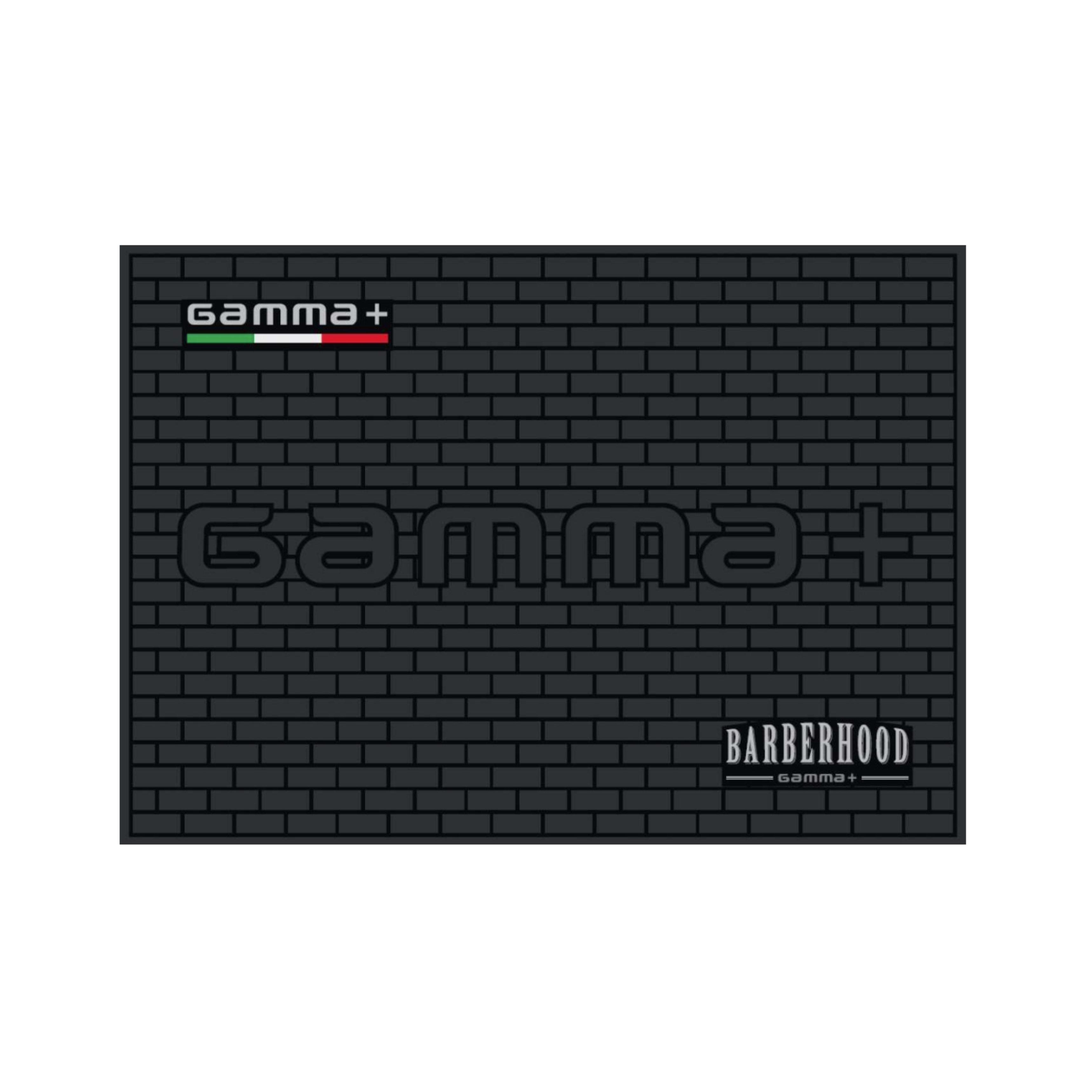 GAMMA+ Frisier- & Schminkkopf Gamma+ Arbeitsmatte "Barberhood"