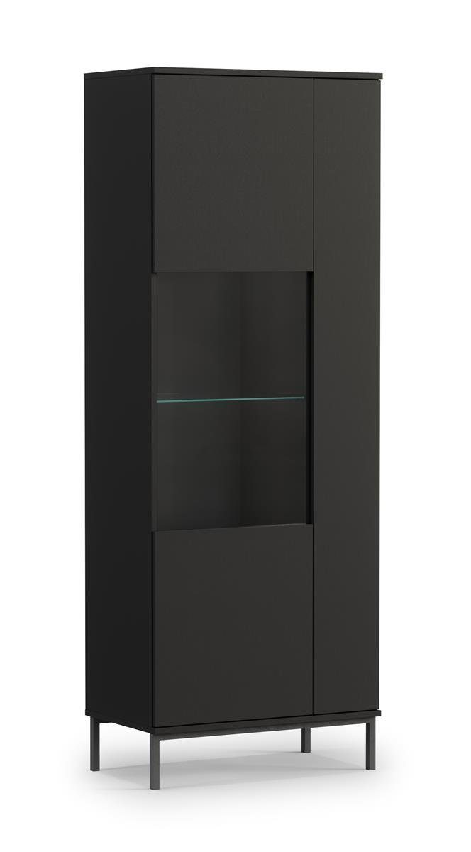 Beautysofa Vitrine Querty (inklusive Einlegeböden, Standvitrine, Schrank) 2 günstig online kaufen