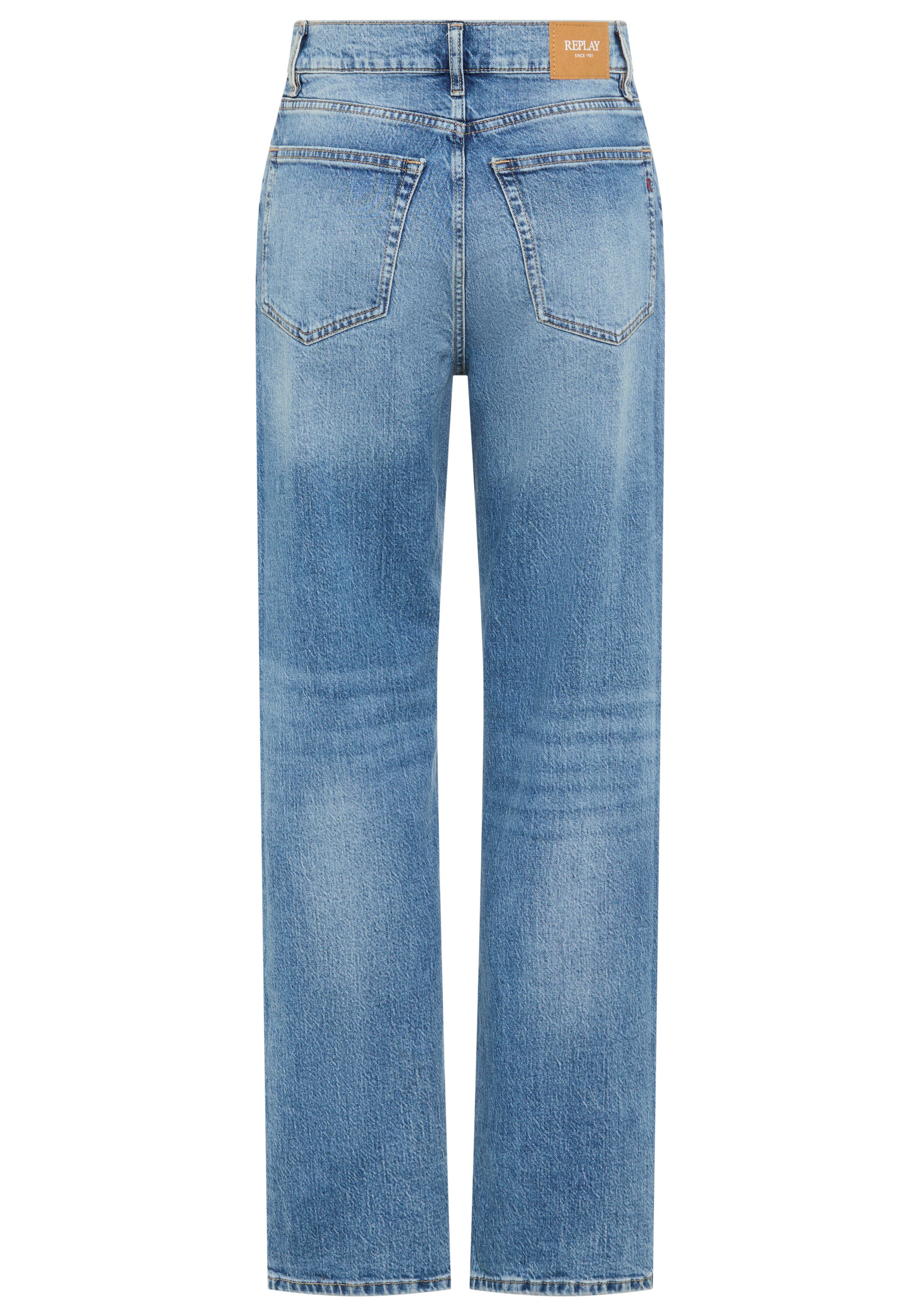 Replay Boyfriend-Jeans Jaylie mit geradem Bein