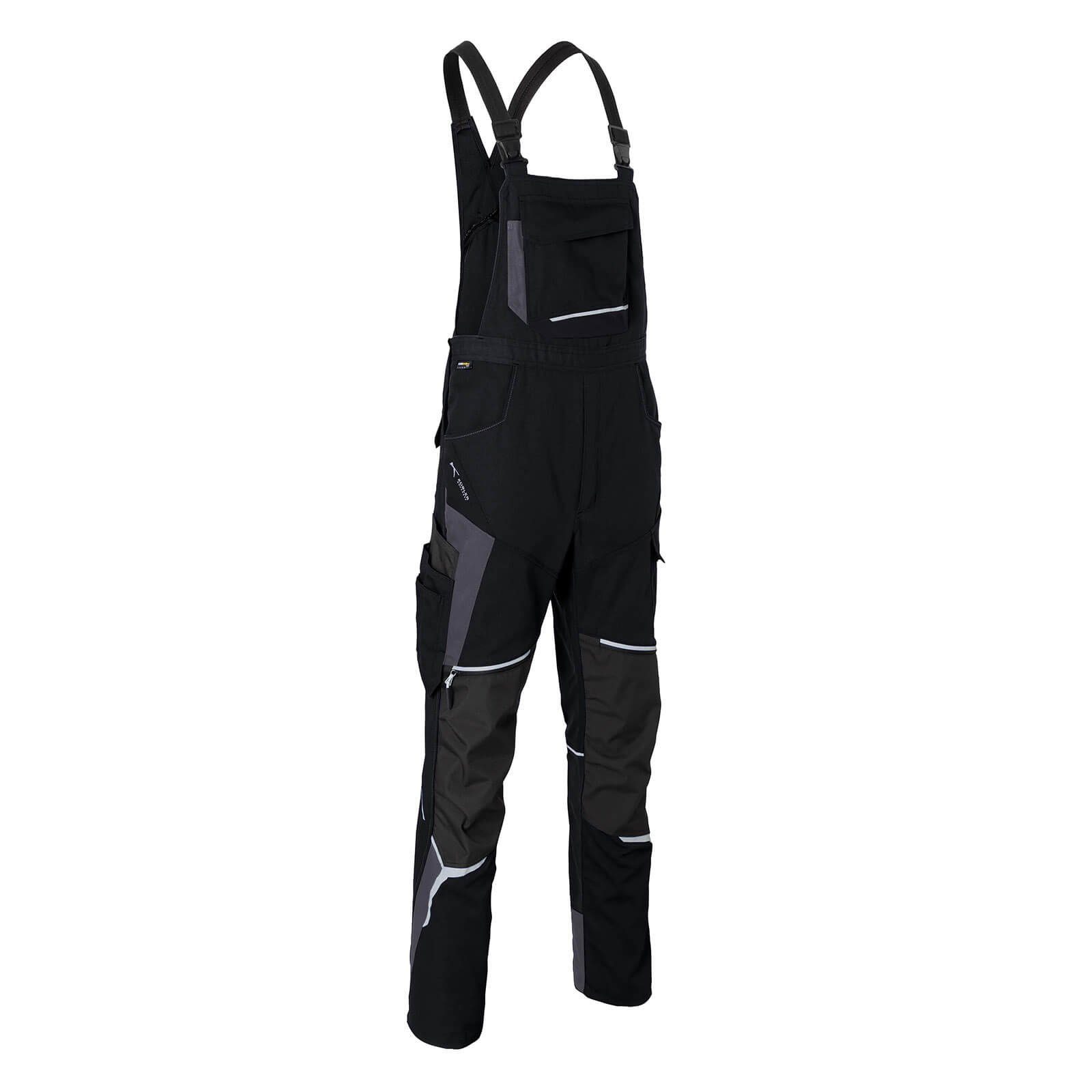 Neue Store-Spezialfunktion! Kübler Latzhose Kübler Bodyforce Latzhose schwarz/anthrazit