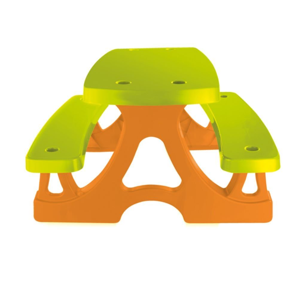 MOCHTOYS Spielhaus Kinderbank, Kindersitzgruppe 10722, für drinnen und draußen 79x78x49 cm