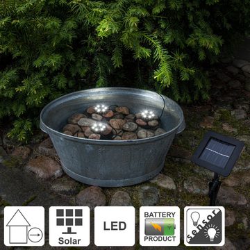 STAR TRADING LED Dekolicht Solar-Wasserlicht Water Light, Solar-Wasserlicht Water Light