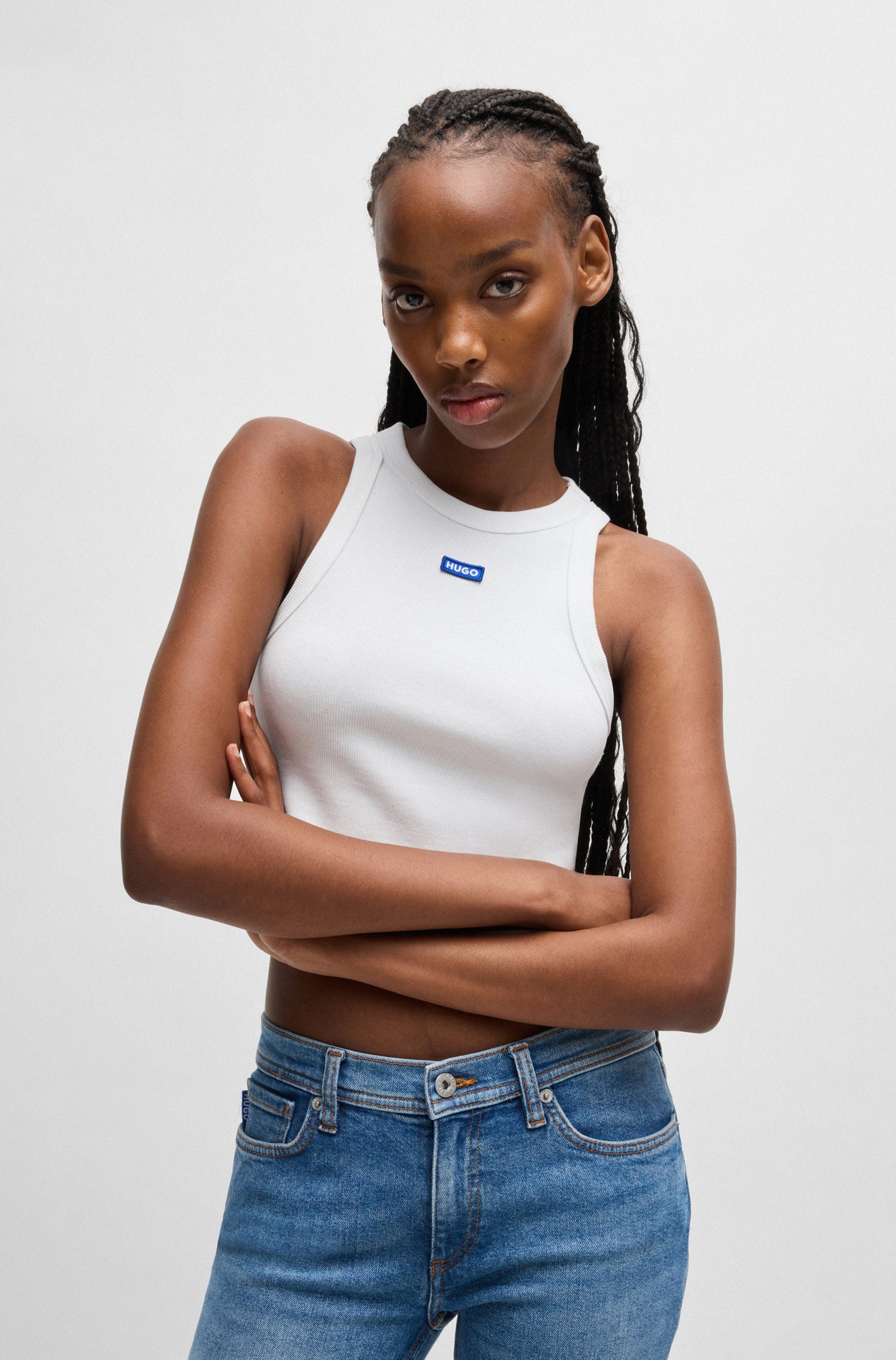 HUGO Tanktop Baby Tank Cropped-Form