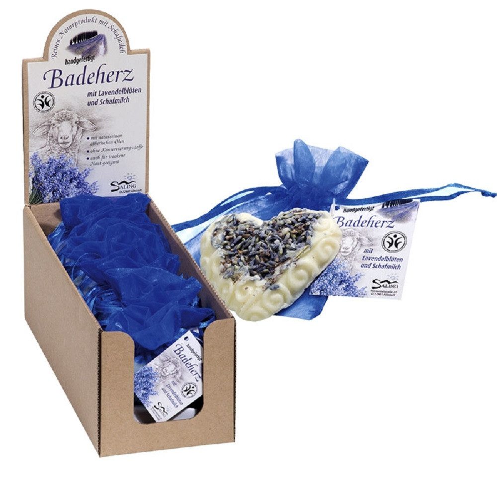 Saling Badezusatz Badeherz - Lavendel 35g