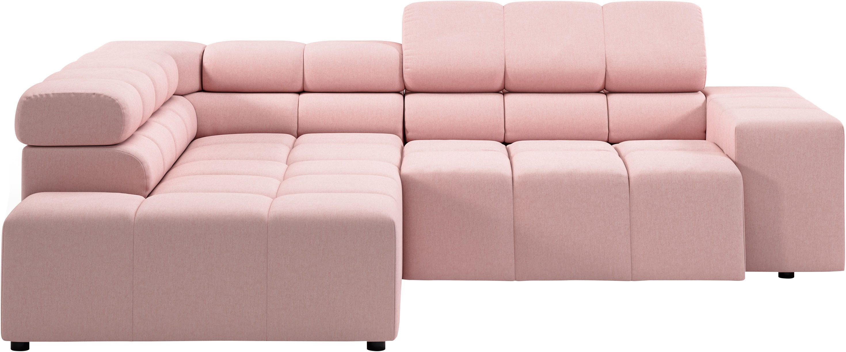 INOSIGN Ecksofa Ancona, incl. Kopfteilverstellung + günstig online kaufen