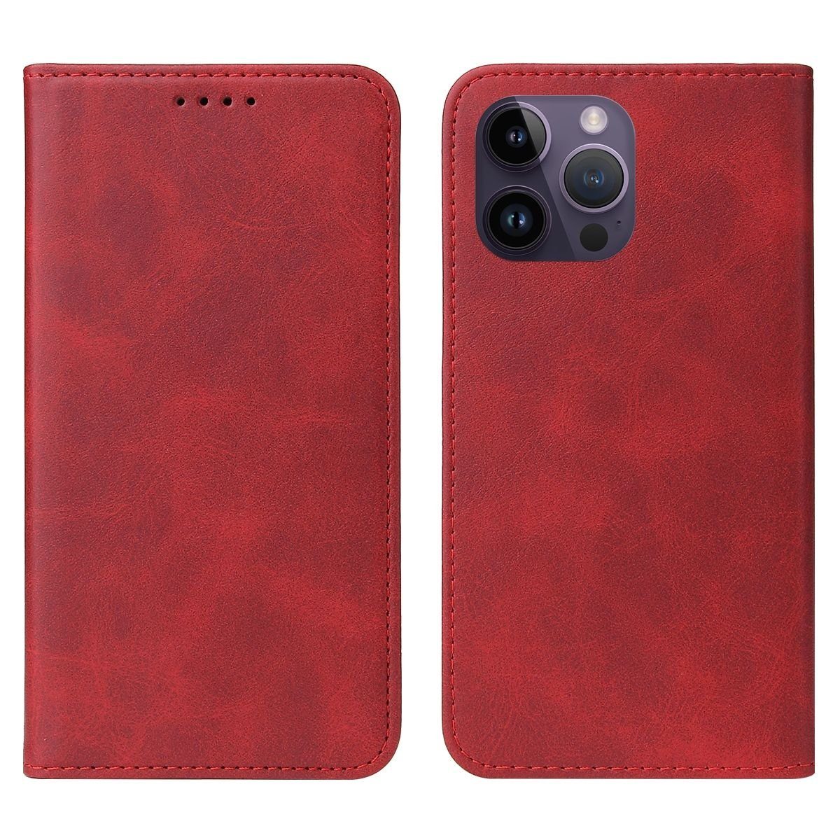 König Design Handyhülle Apple iPhone 15 Pro Max, Schutzhülle Schutztasche Case Cover Etuis Wallet Klapptasche Bookstyle