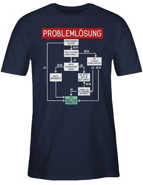 Shirtracer T-Shirt Problemlösung Sprüche Statement mit Spruch