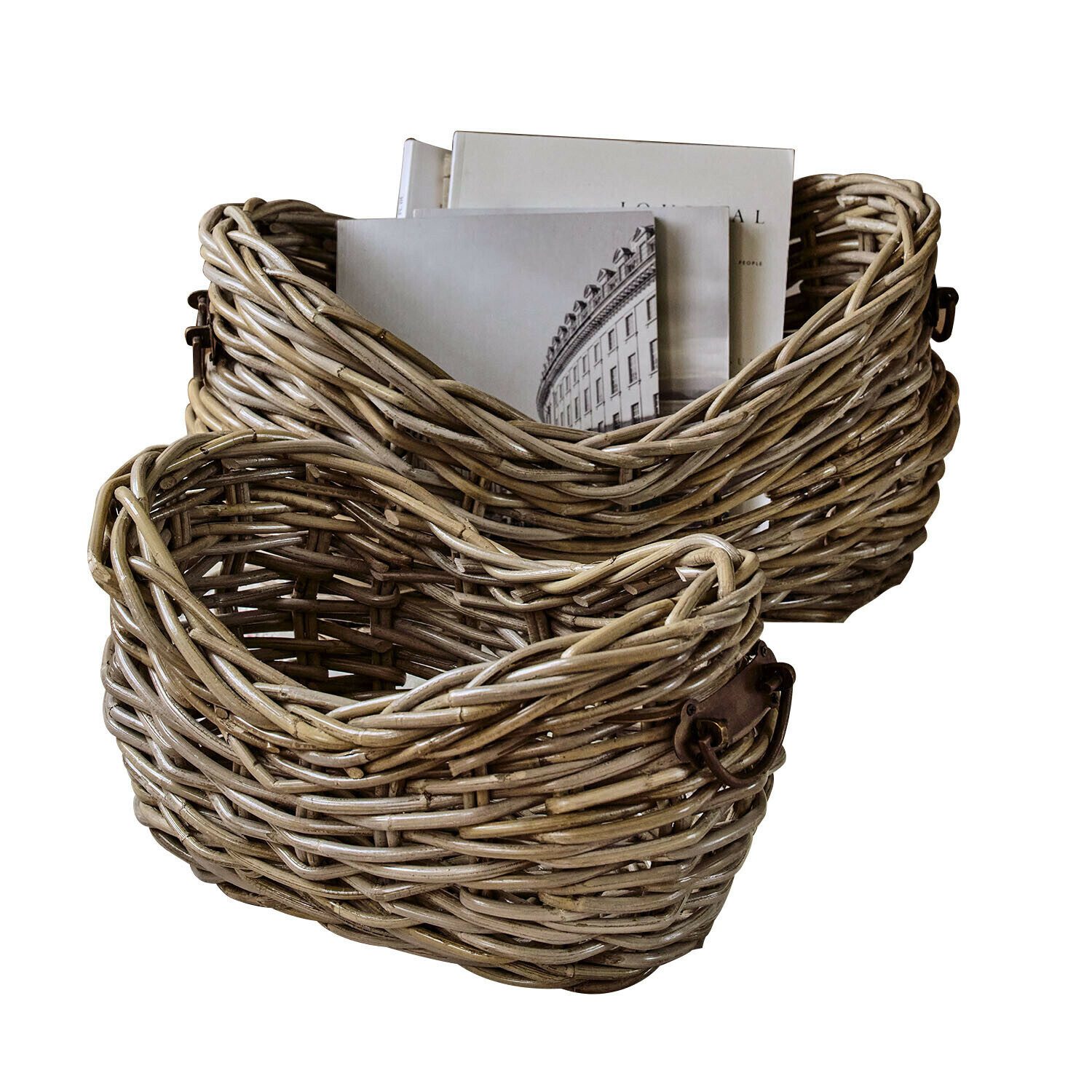Mirabeau Dekokorb Korb 2er Set Bellorie braun (2er Set, 2er Set)