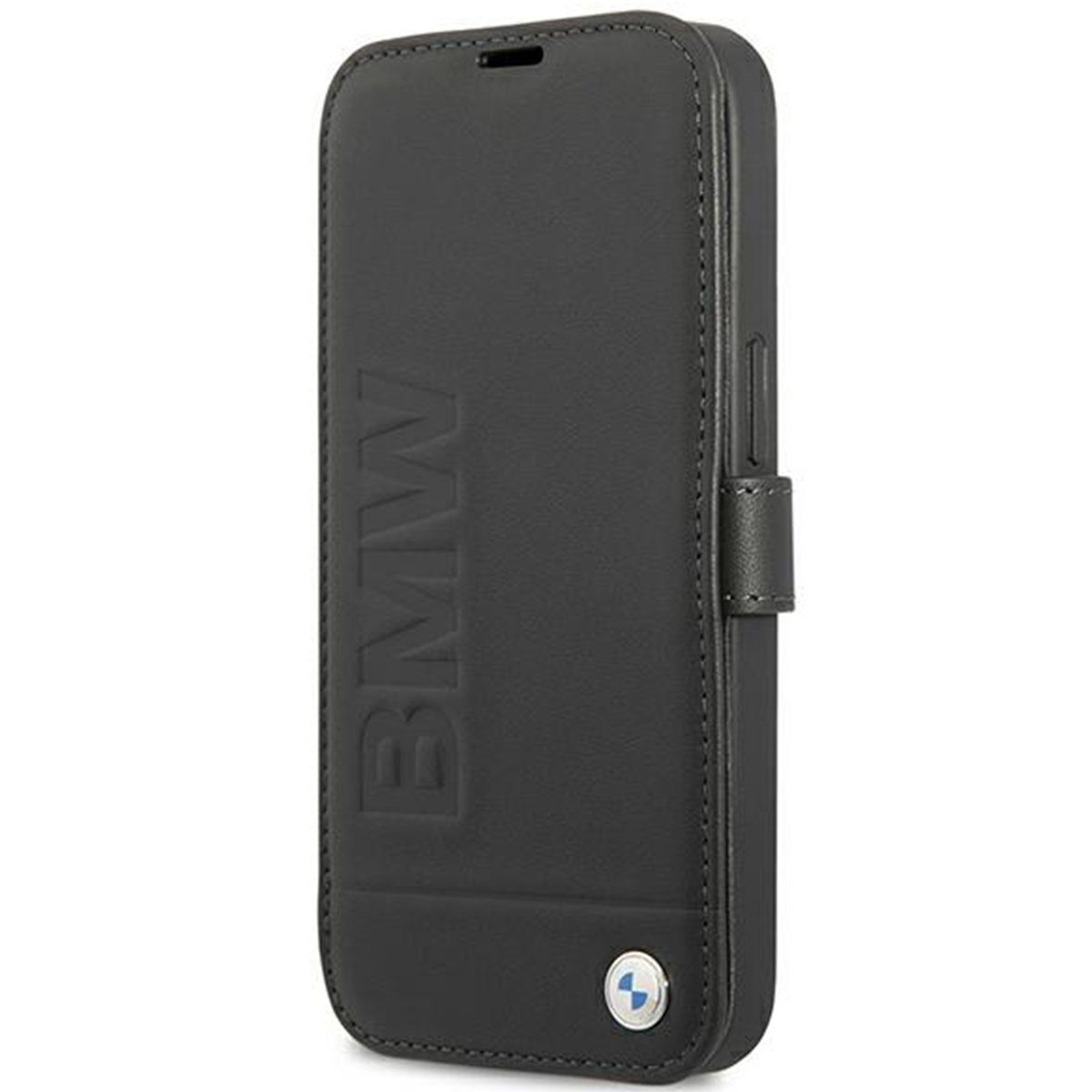 BMW Smartphone-Hülle BMW Signatur Collection Leder Book Case für Apple iPhone 13 Pro Black