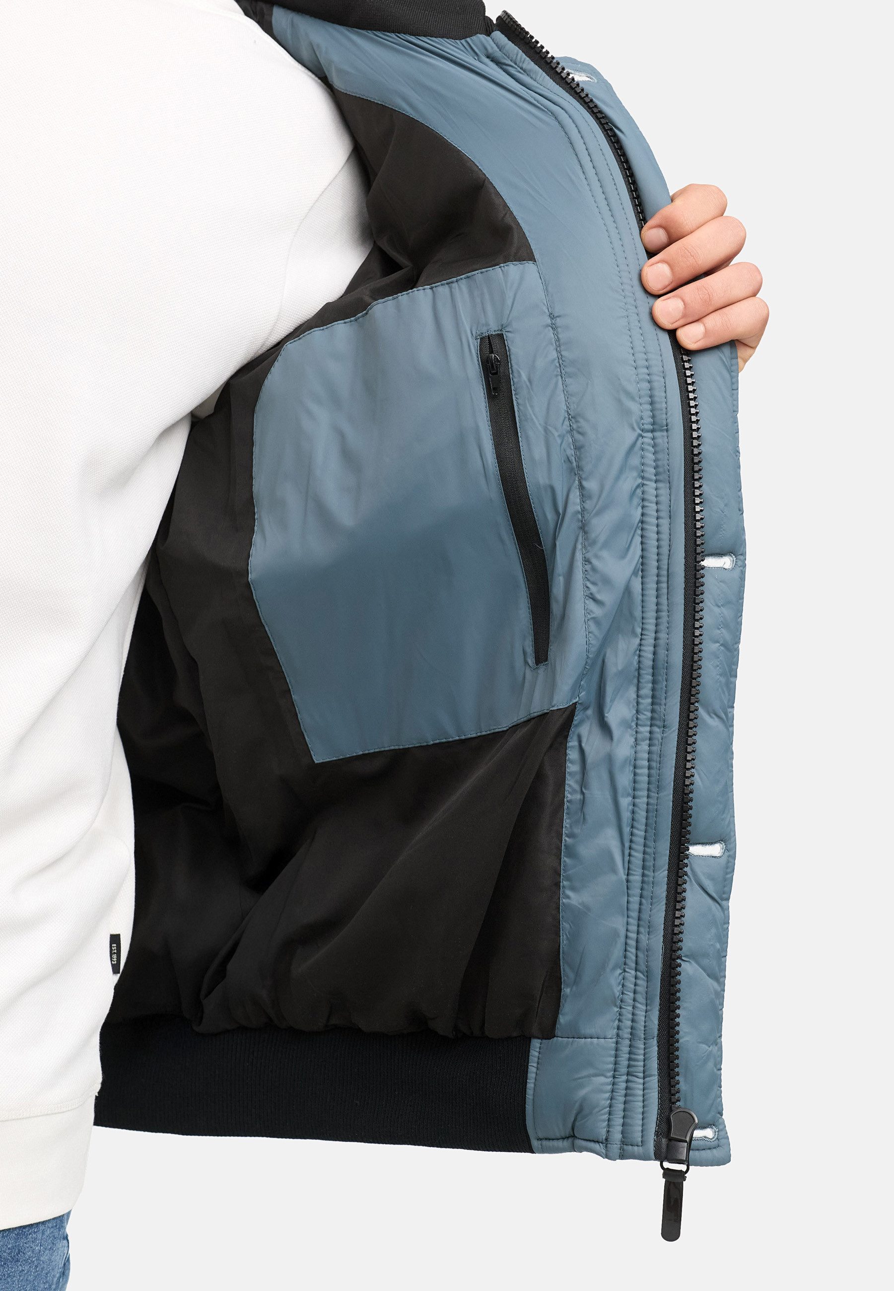 Indicode Steppjacke Herren INPaulix Herrenjacke Daunen-Optik