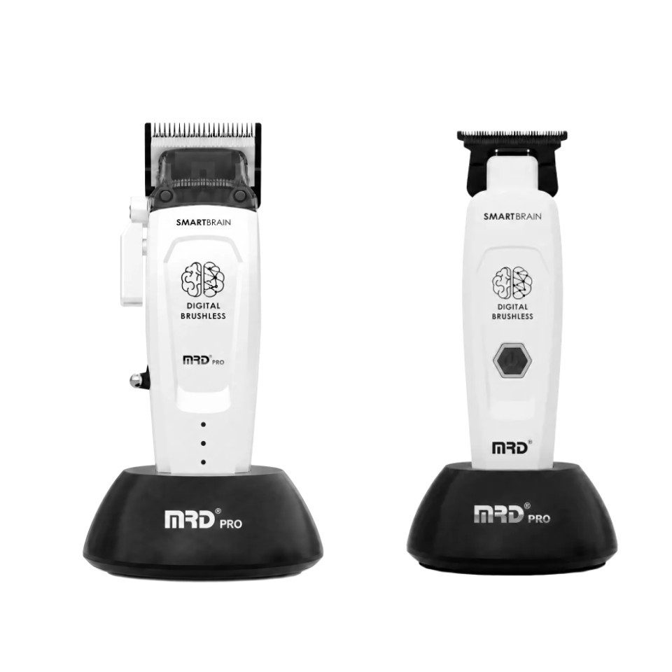MRD PRO Haarschneider MRD 2er, Haarschneider und Trimmer inklusive Zubehör, Bürstenloser BLDC-/Vector-Motor