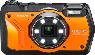Ricoh WG-6 Outdoor-Kamera (RICOH Objektiv, 11 Elemente in 9 Gruppen (5 asphärische Elemente), 20 MP, 5x opt. Zoom)