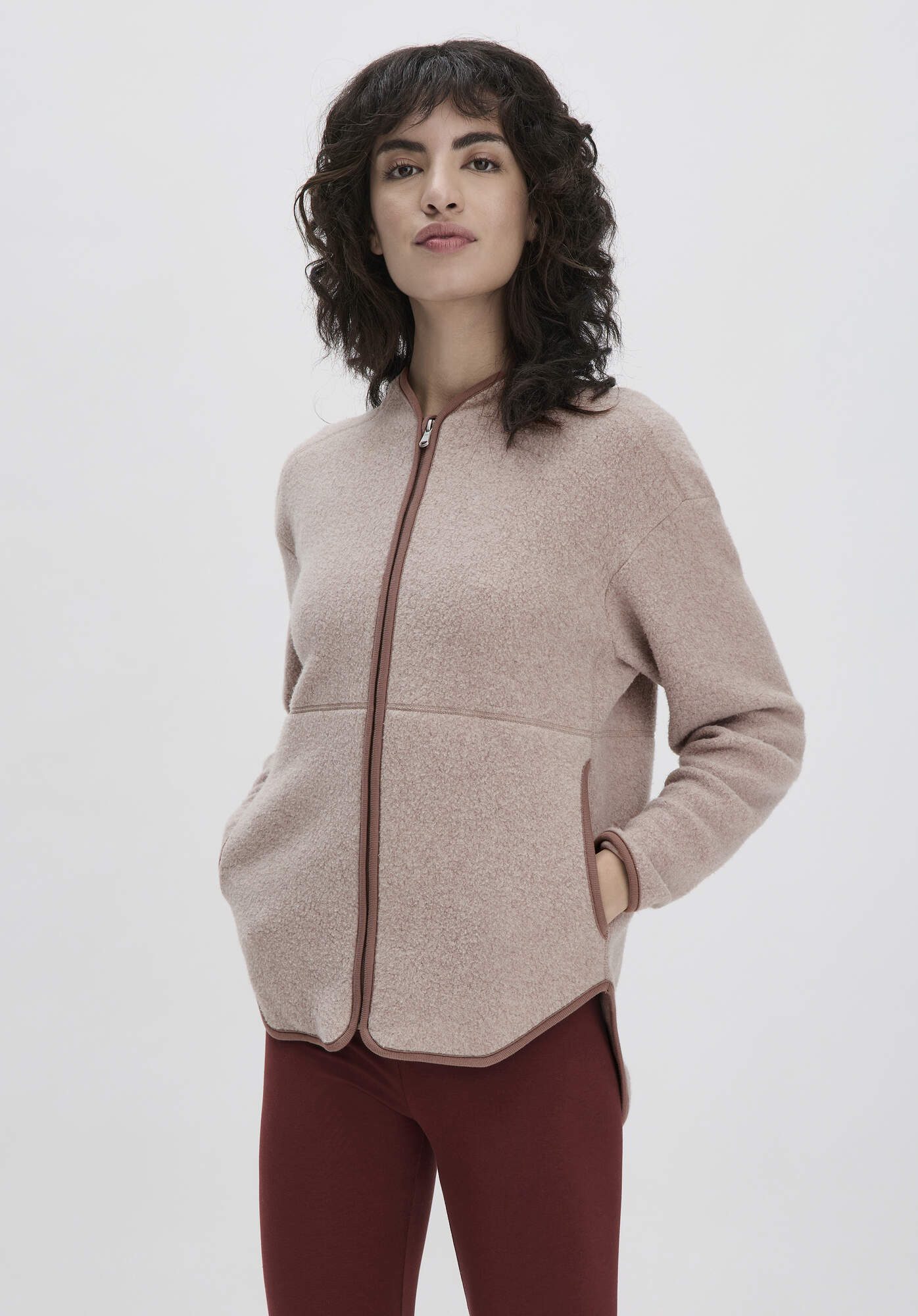 Hessnatur Fleecejacke ACTIVE LIGHT aus reiner günstig online kaufen