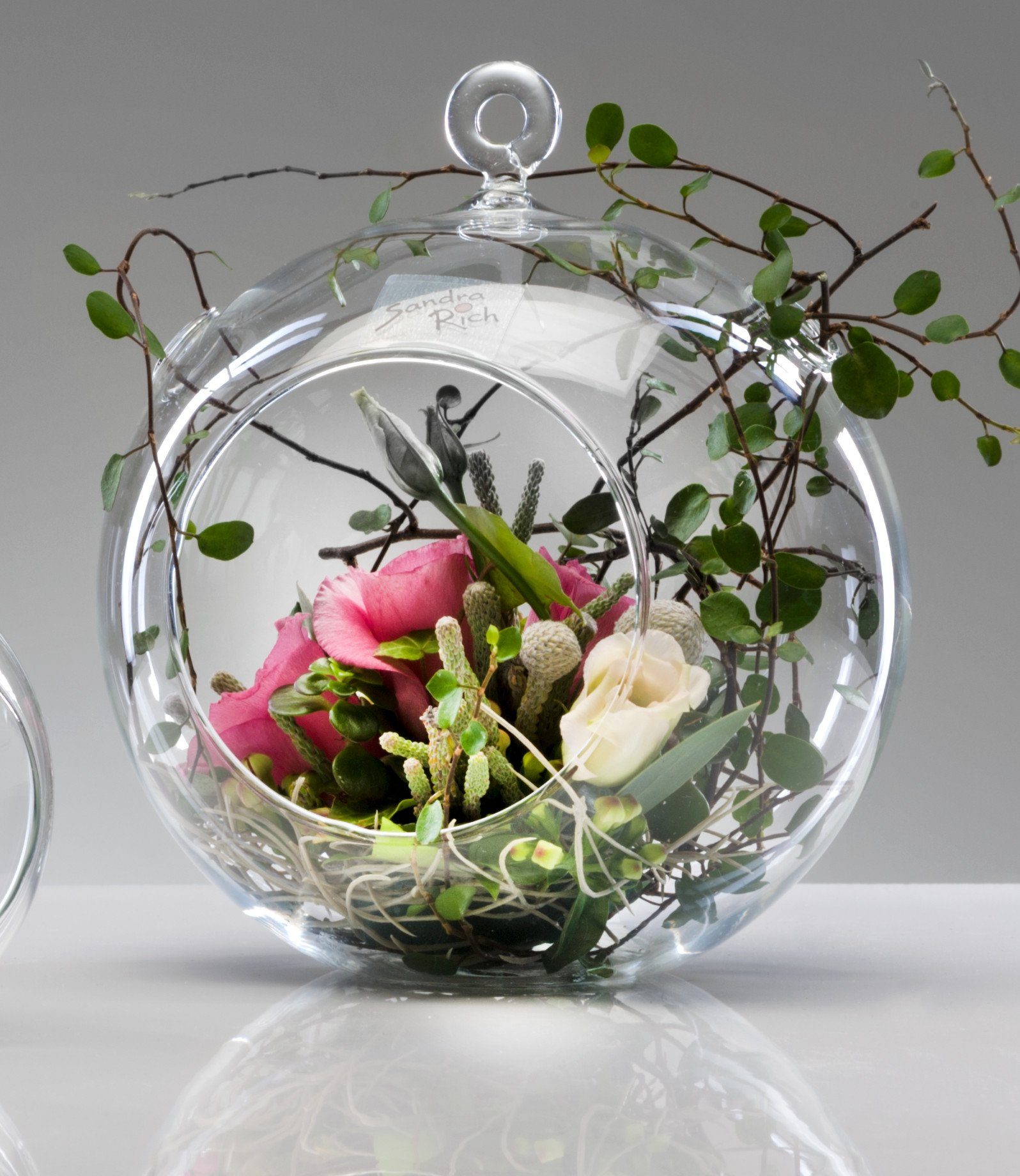Sandra Rich Dekovase Glasvase Ball rund von Sandra Rich