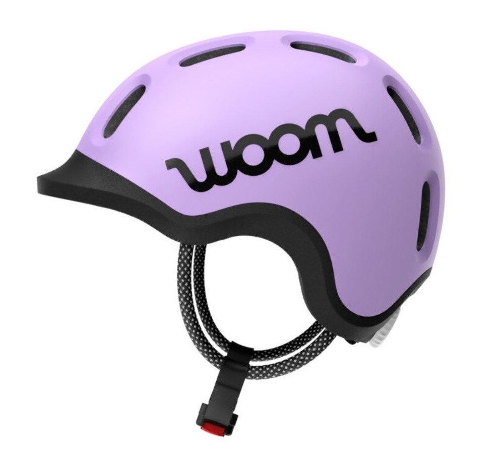 WOOM Kinderfahrradhelm Ready, Размер S (50-53cm), lilac – ab ca. 3 Jahren