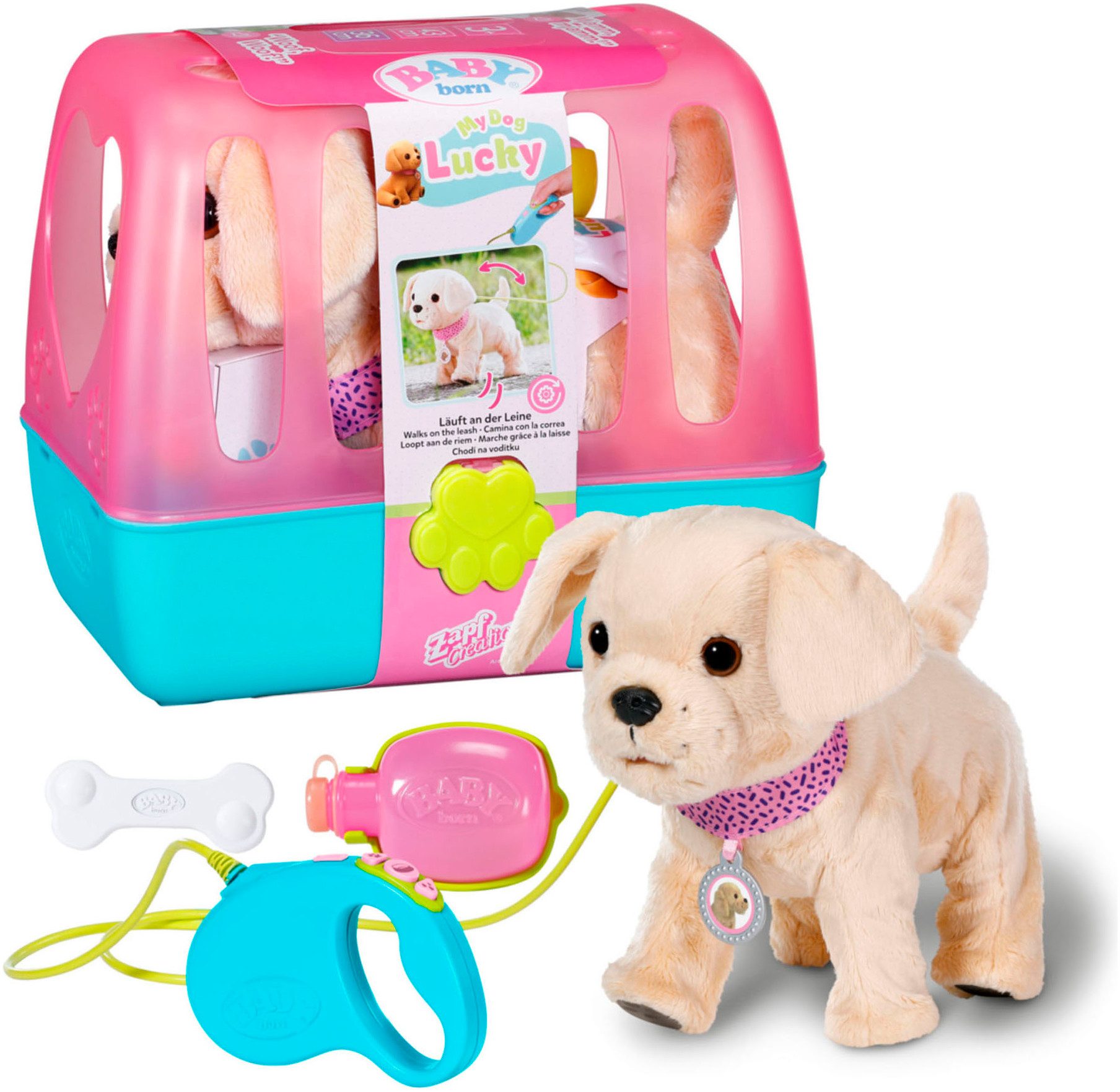 Baby Born Plüschfigur Mein Hund Lucky mit Box günstig online kaufen