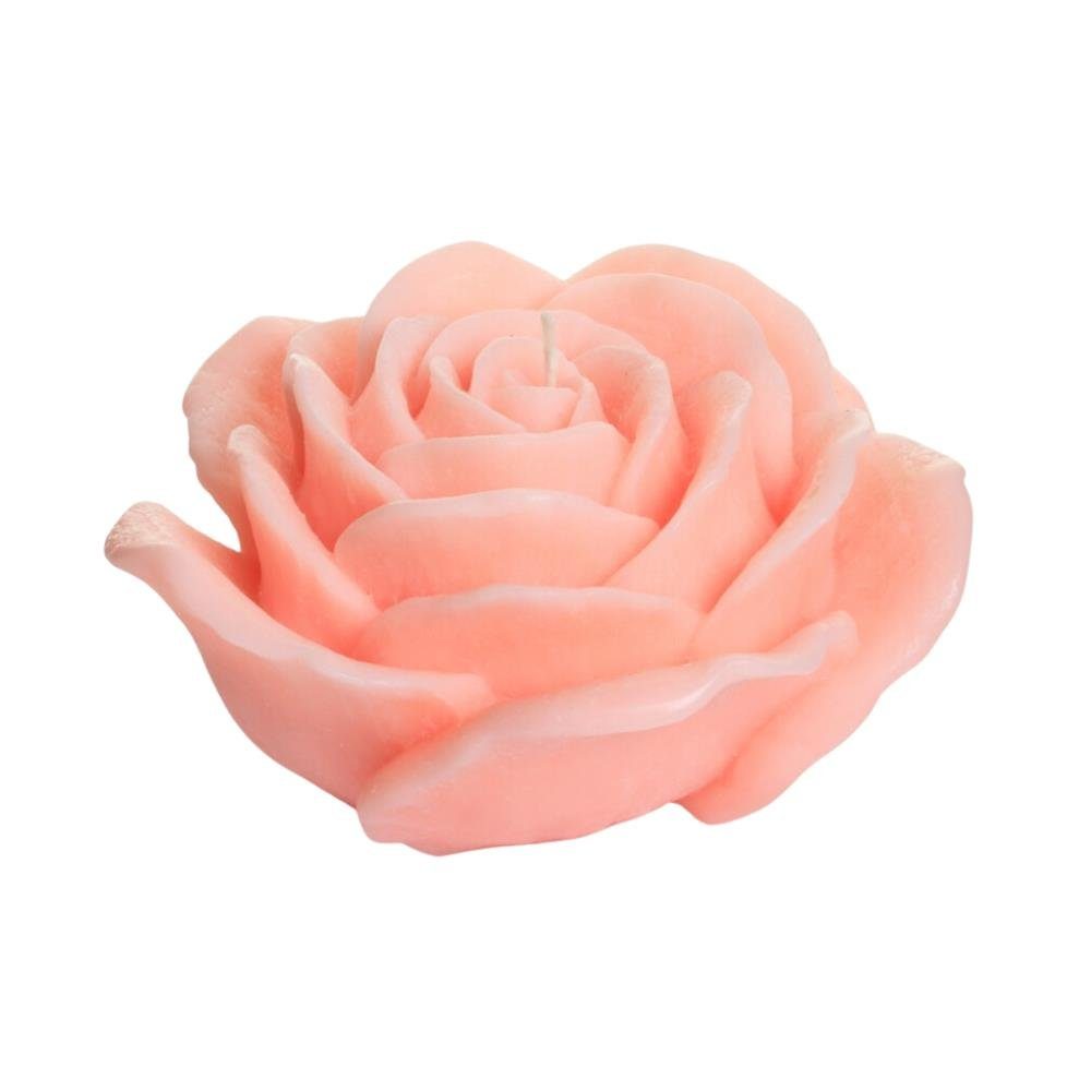 Dekohelden24 Adventskerze Hochwertige Duftkerze als Rosenblüte günstig online kaufen