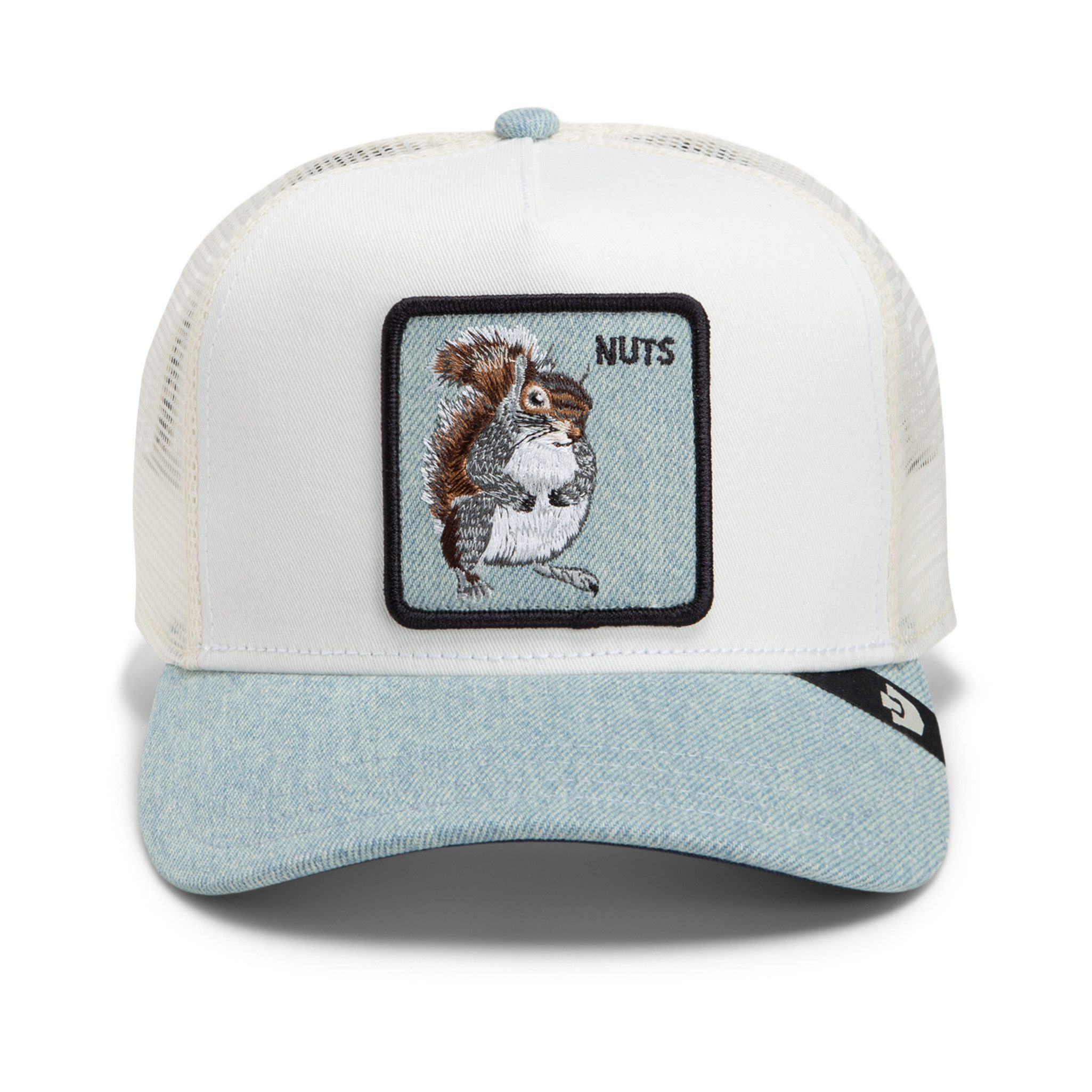 GOORIN Bros. Trucker Cap Goorin Bros. OG Trucker Cap Core Mesh Denim Squirrel Light Denim (Basecap, Basecap, Meshcap, Trucker Kappe)