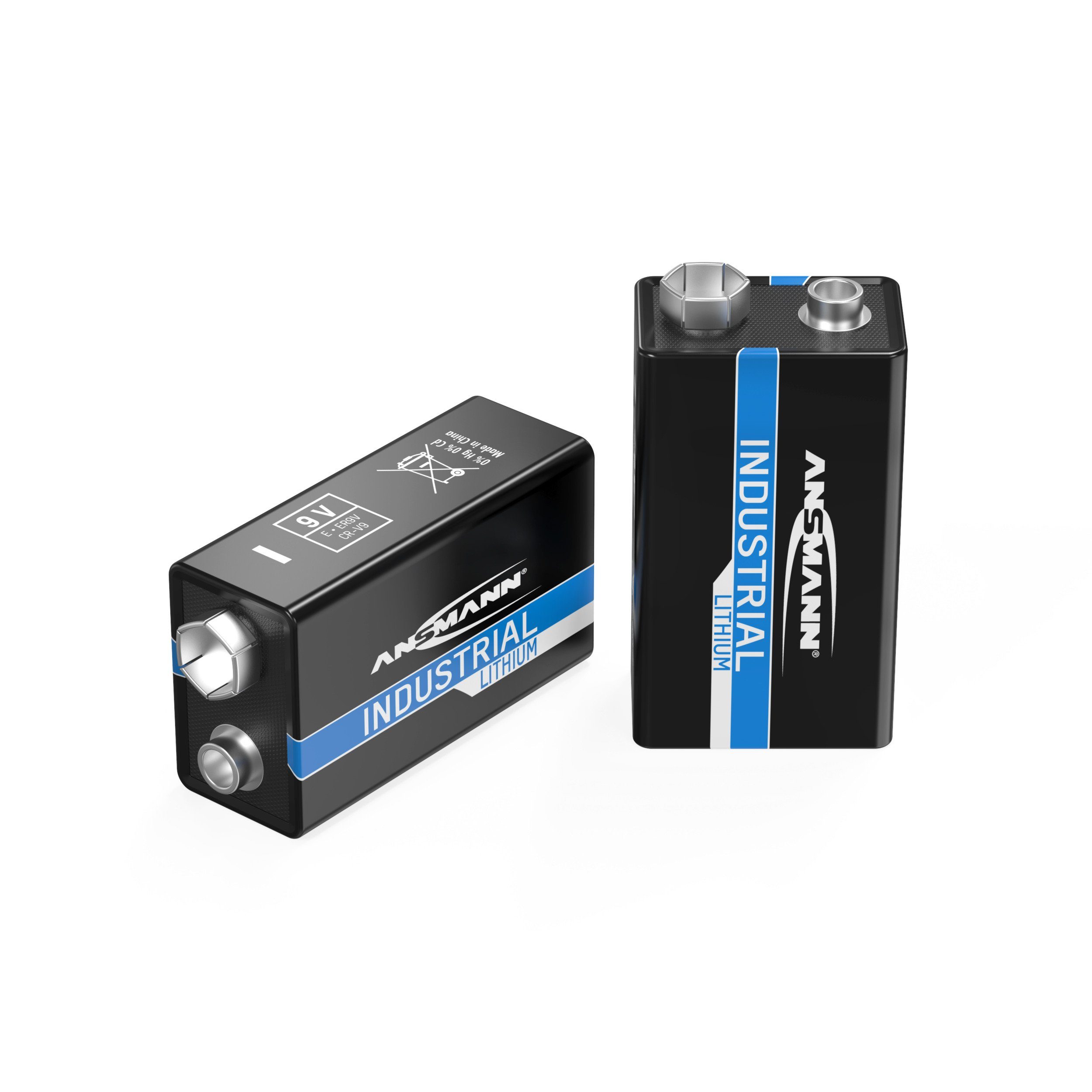 Lithium Industrial (5 – 5x Batterie Stück) 6FR22 9V Batterie E-Block ANSMANN®