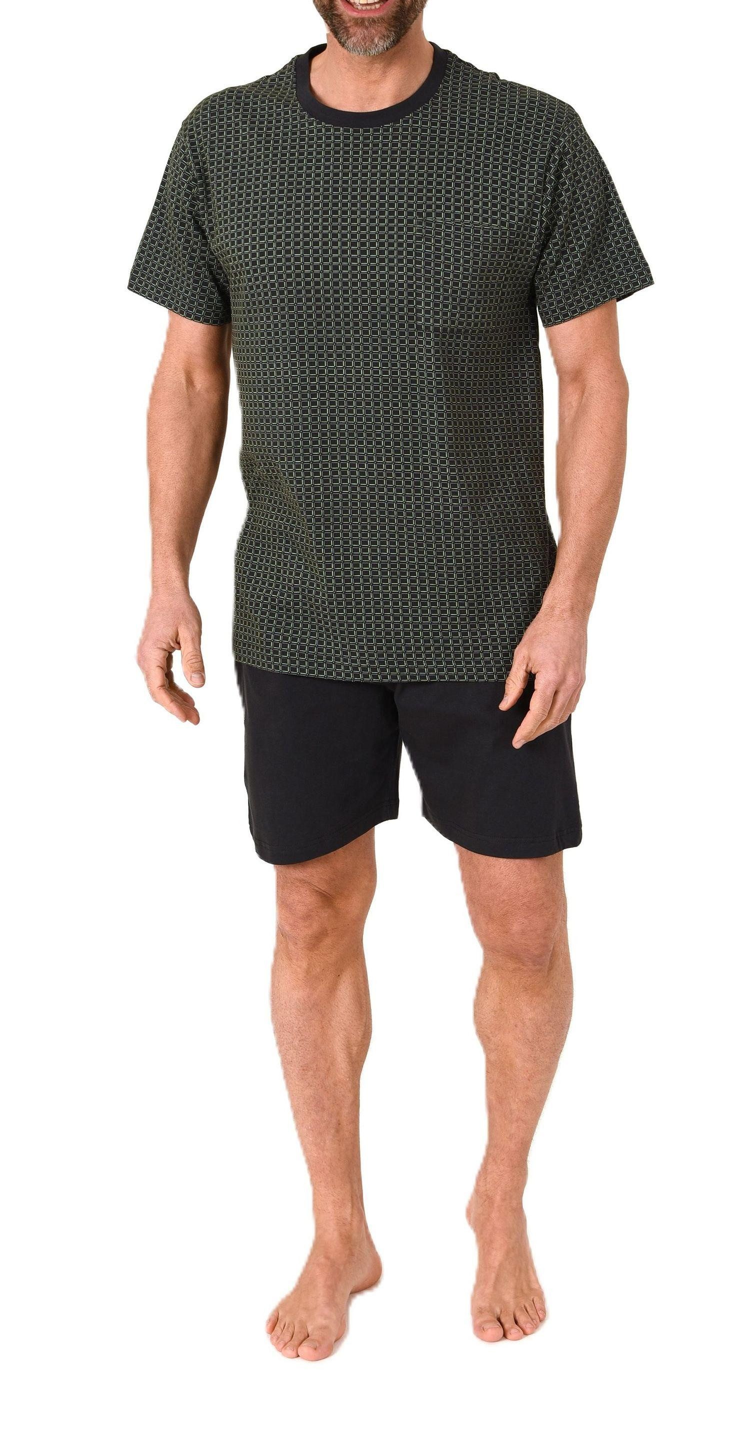 Pyjama Normann Herren Schlafanzug Shorty kurzarm Pyjama – auch in Übergröße